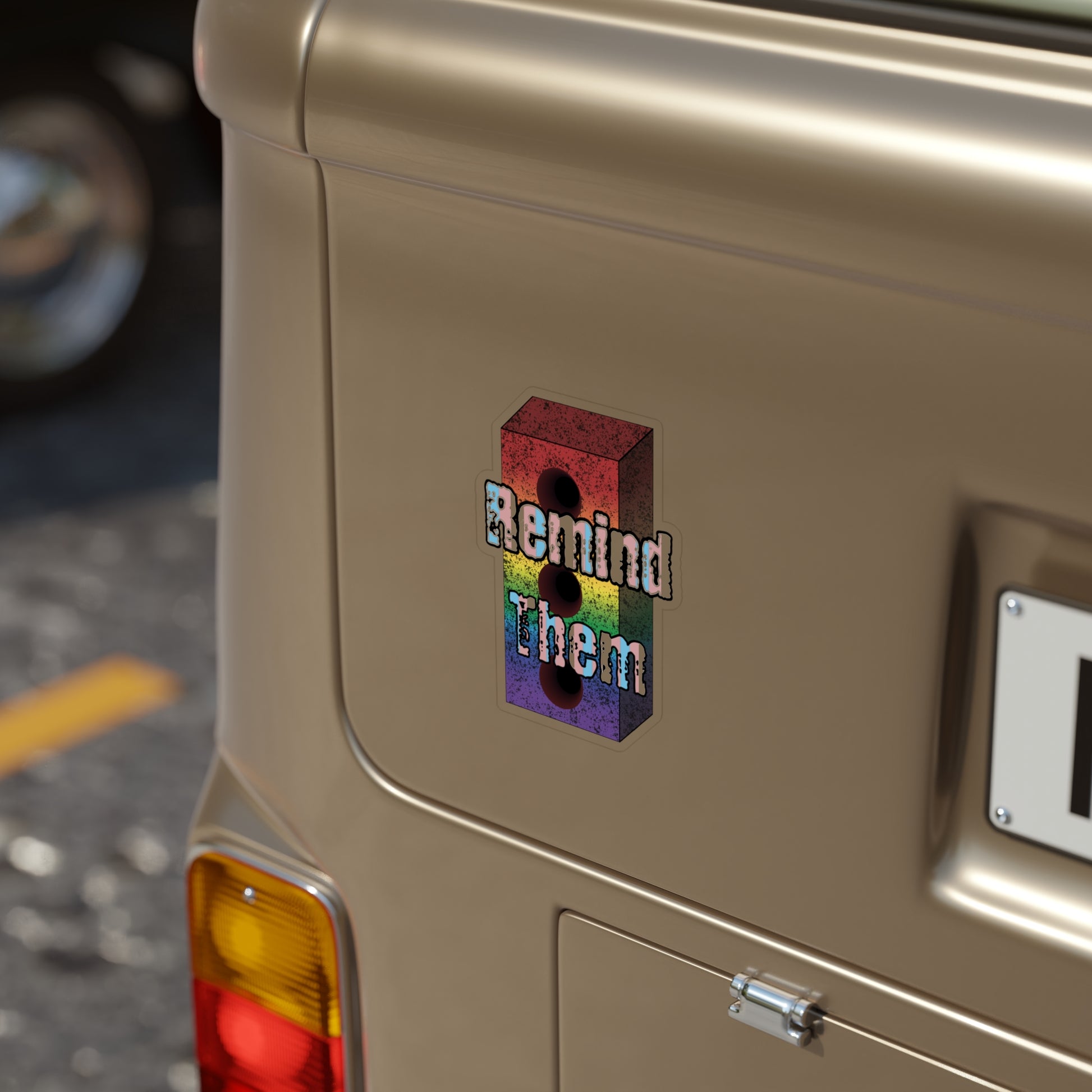 Remind Them Stonewall Brick Outdoor Stickers