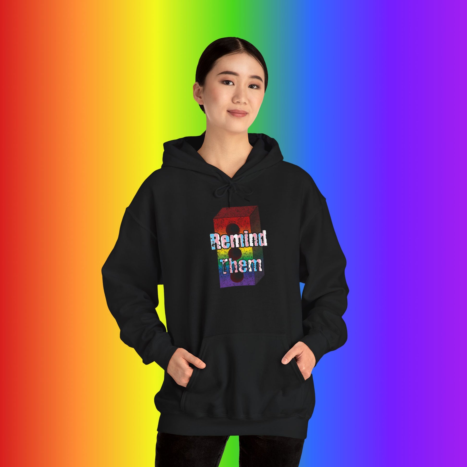 Remind Them Stonewall Brick Heavy Blend Hoodie