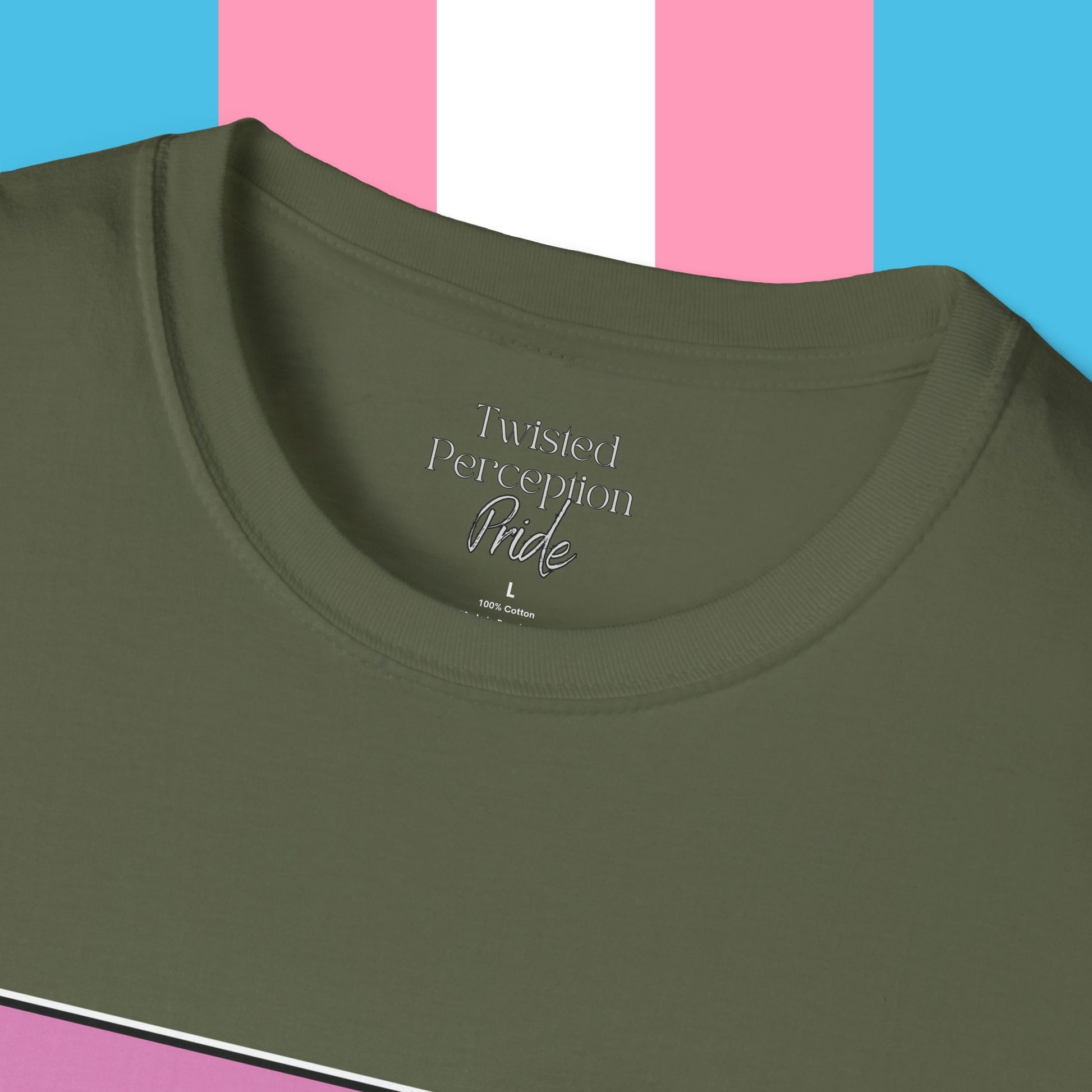 Never Again Bold Letters Gender Neutral Softstyle T-Shirt