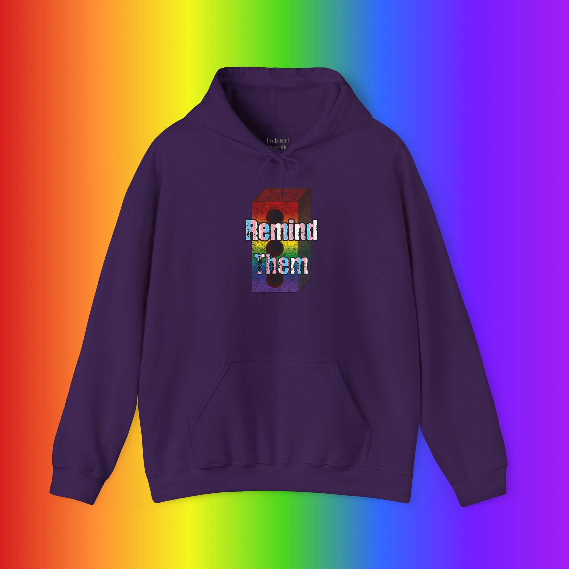 Remind Them Stonewall Brick Heavy Blend Hoodie