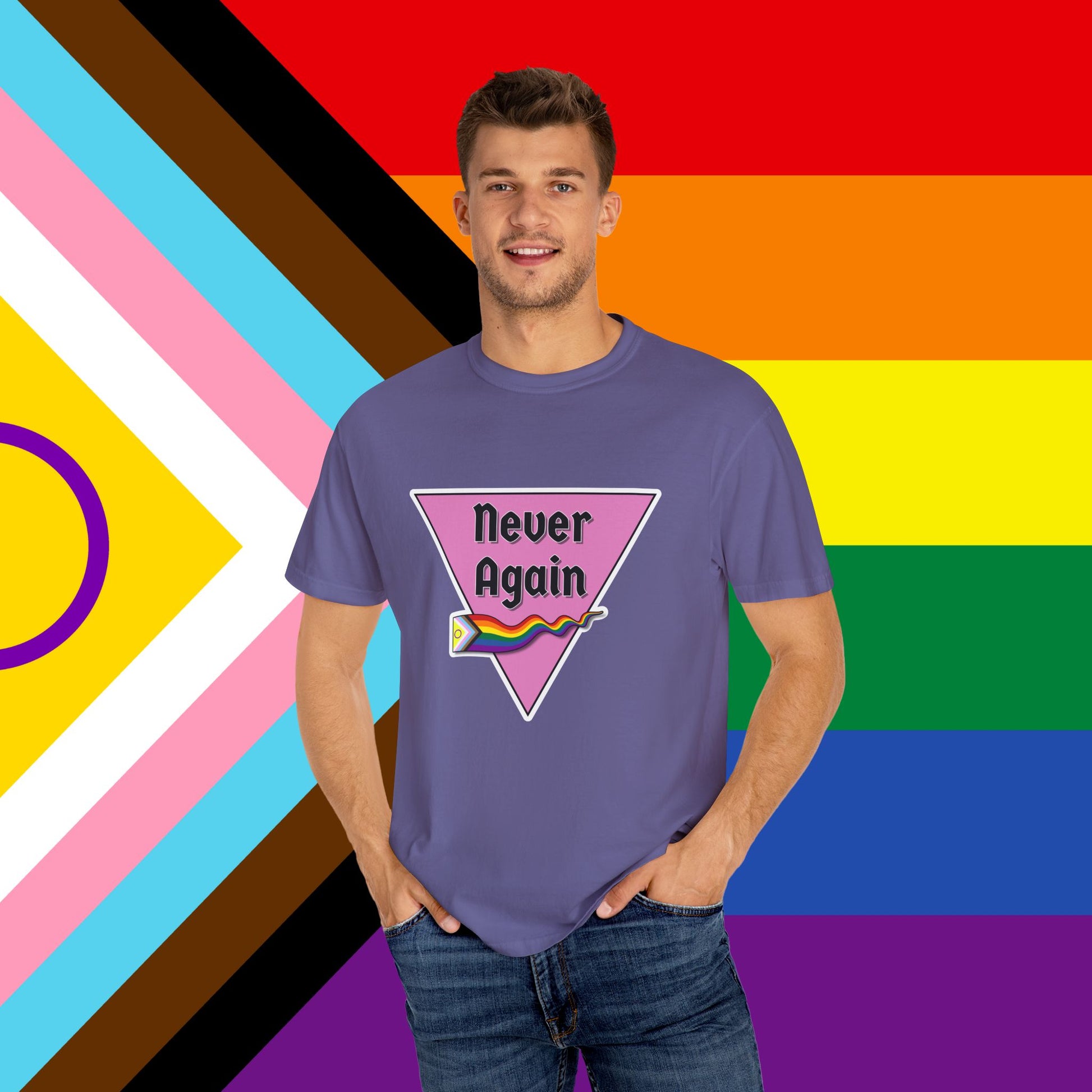 Never Again Garment-Dyed T-shirt