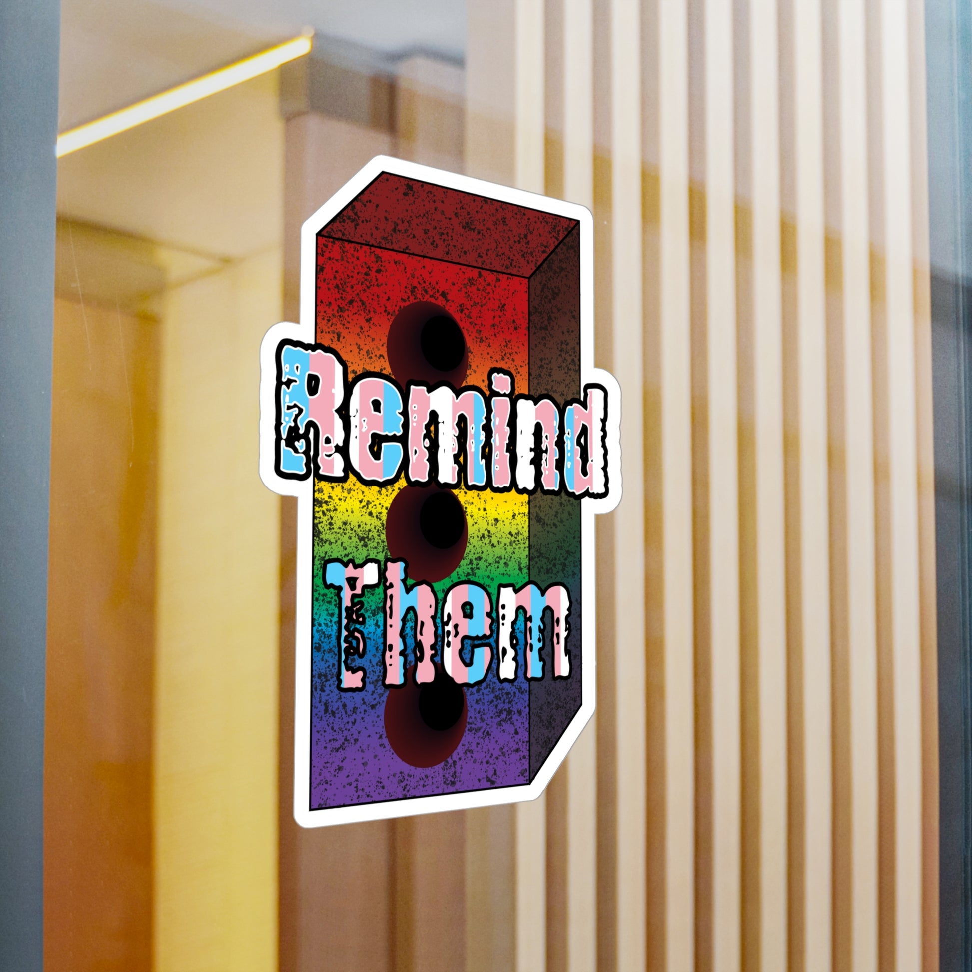 Remind Them Brick Kiss-Cut Vinyl Decals