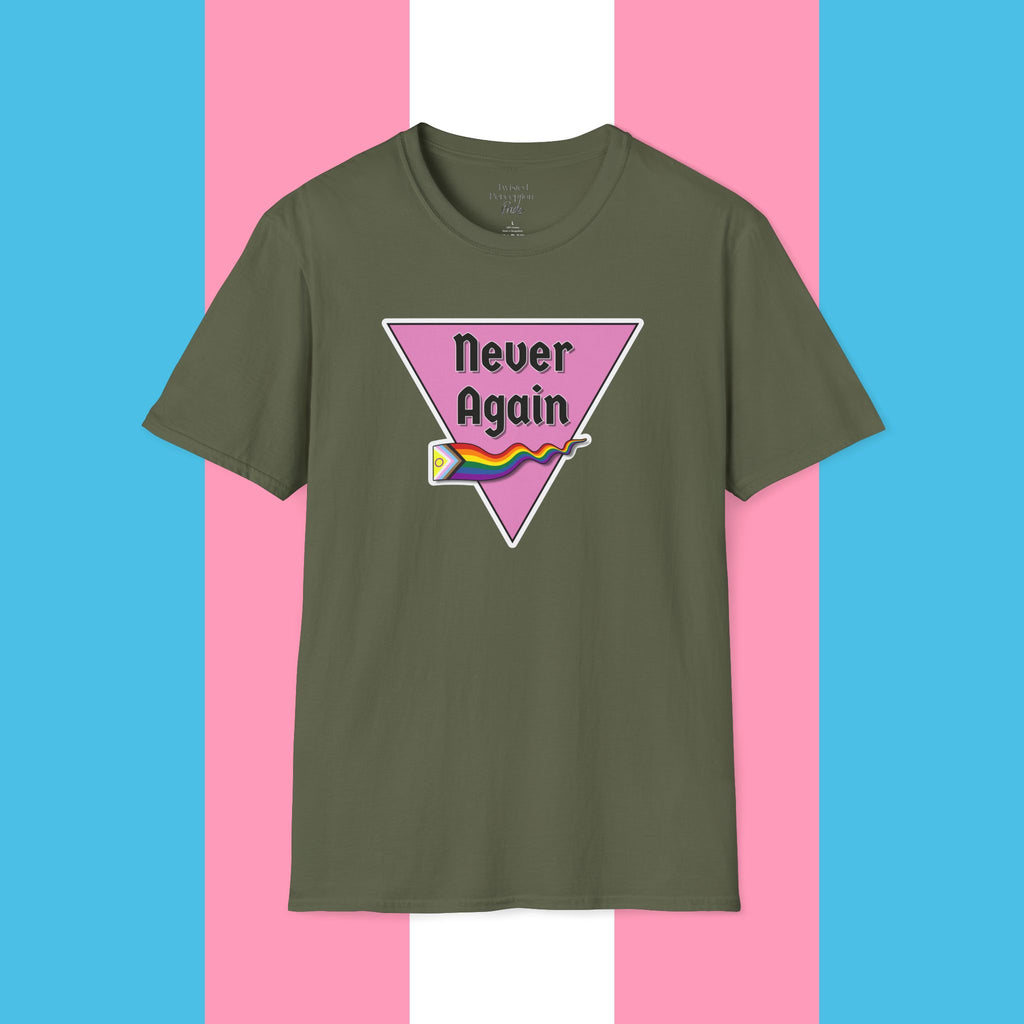 Never Again Gender Neutral Softstyle T-Shirt