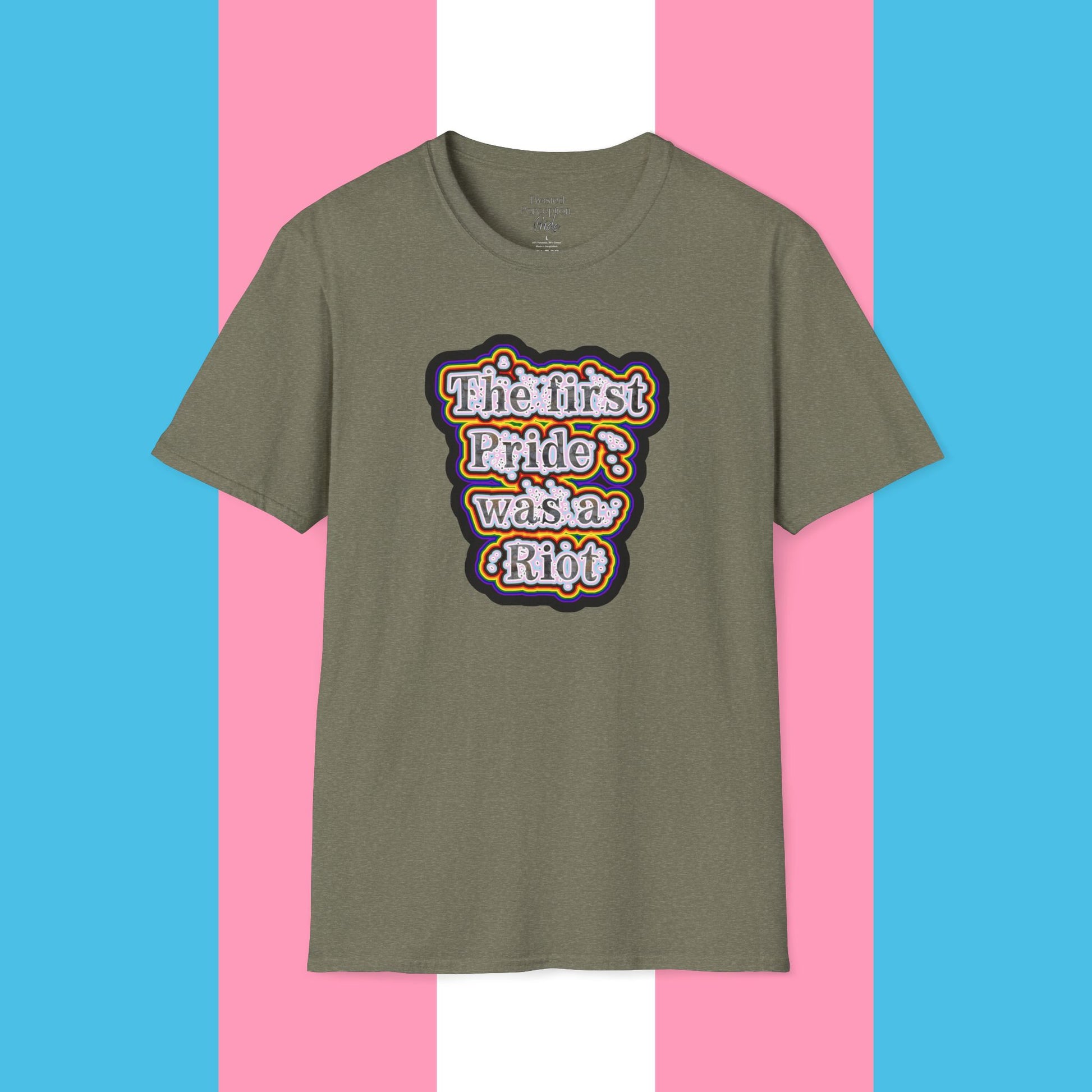 First Pride Riot Unisex Softstyle T-shirt