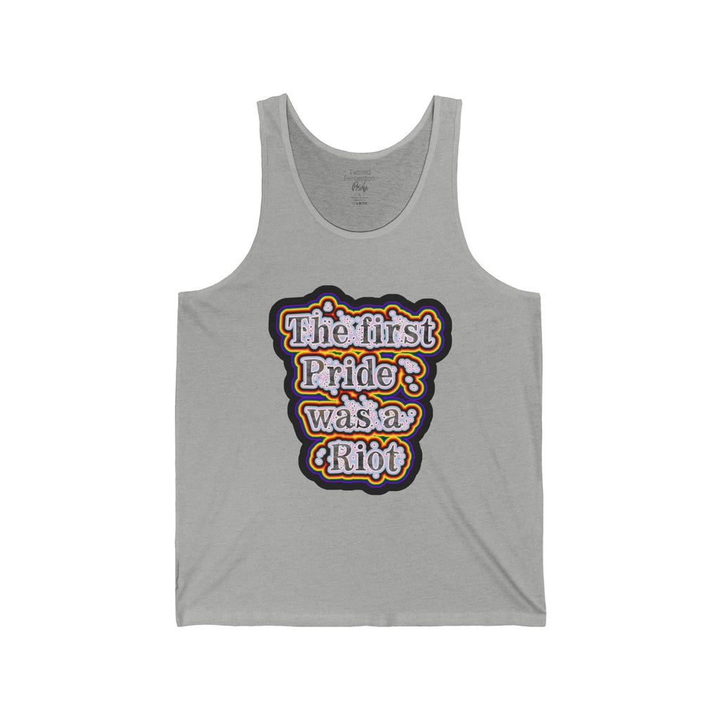 First Pride Riot Jersey Tank Top