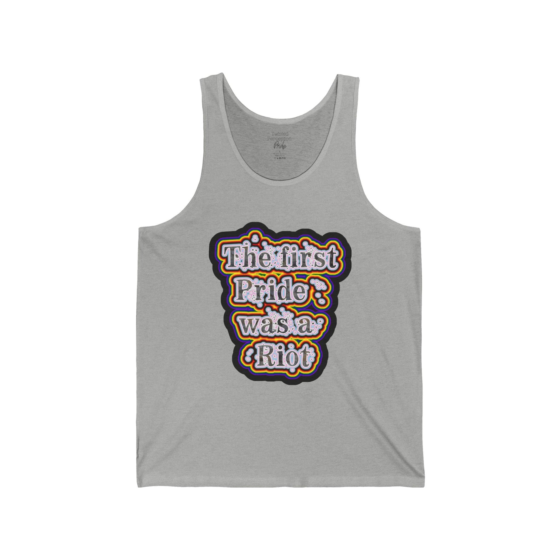 First Pride Riot Jersey Tank Top