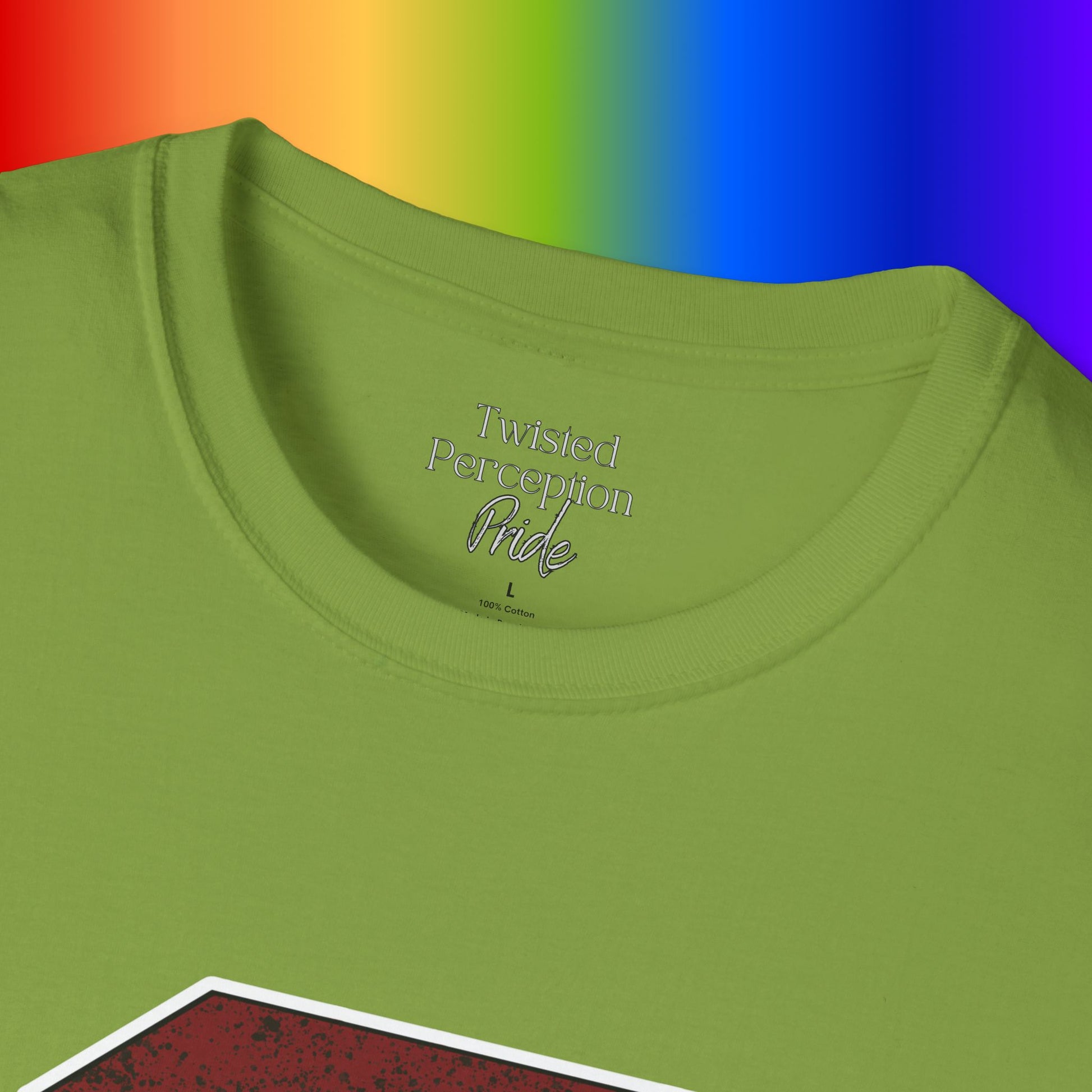 'Remind Them' Stonewall Uprising Rainbow Brick Graphic Tee