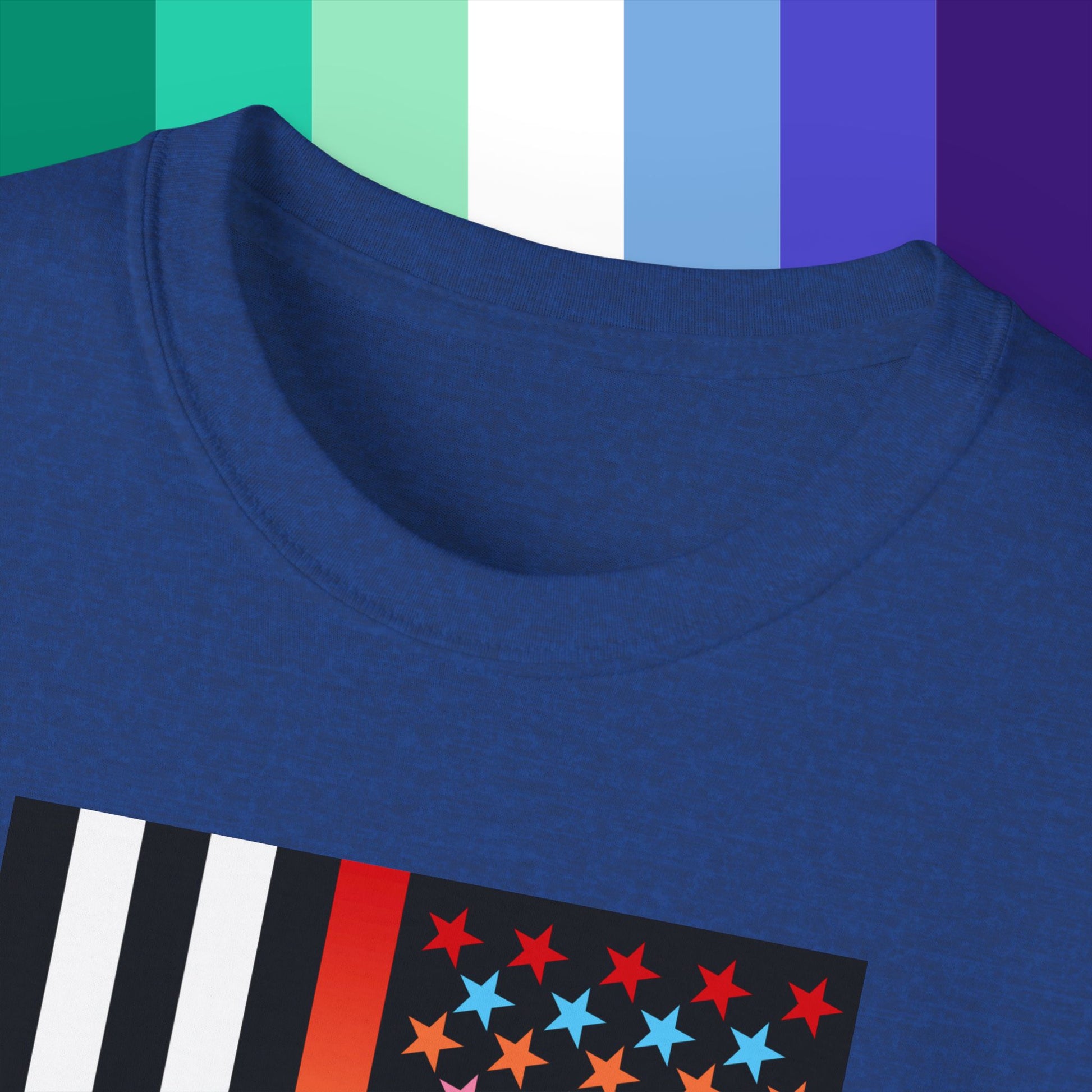 Thin Queer Line American Flag Ultra Cotton T-shirt