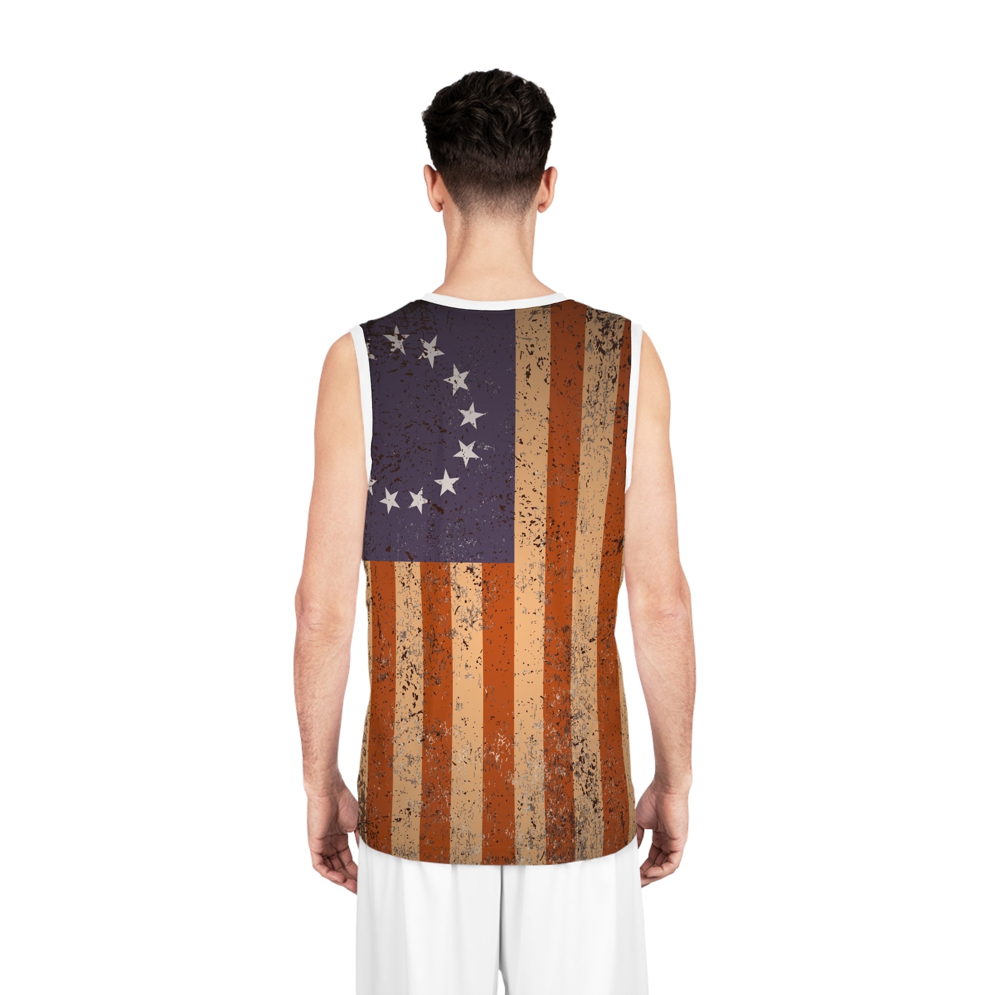 Star Spangled Hellscape Basketball Jersey