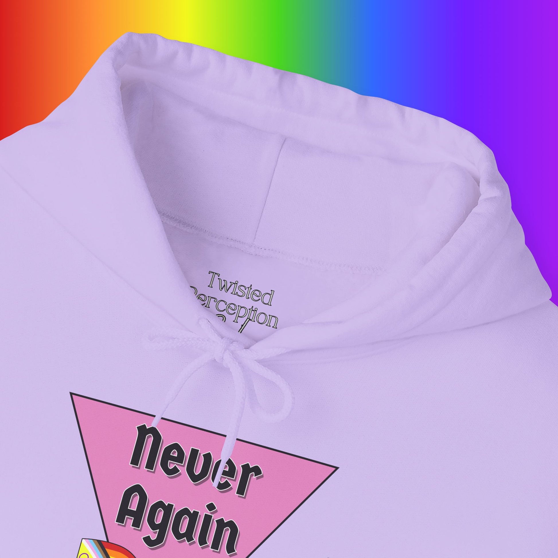 Never Again Heavy Blend Hoodie
