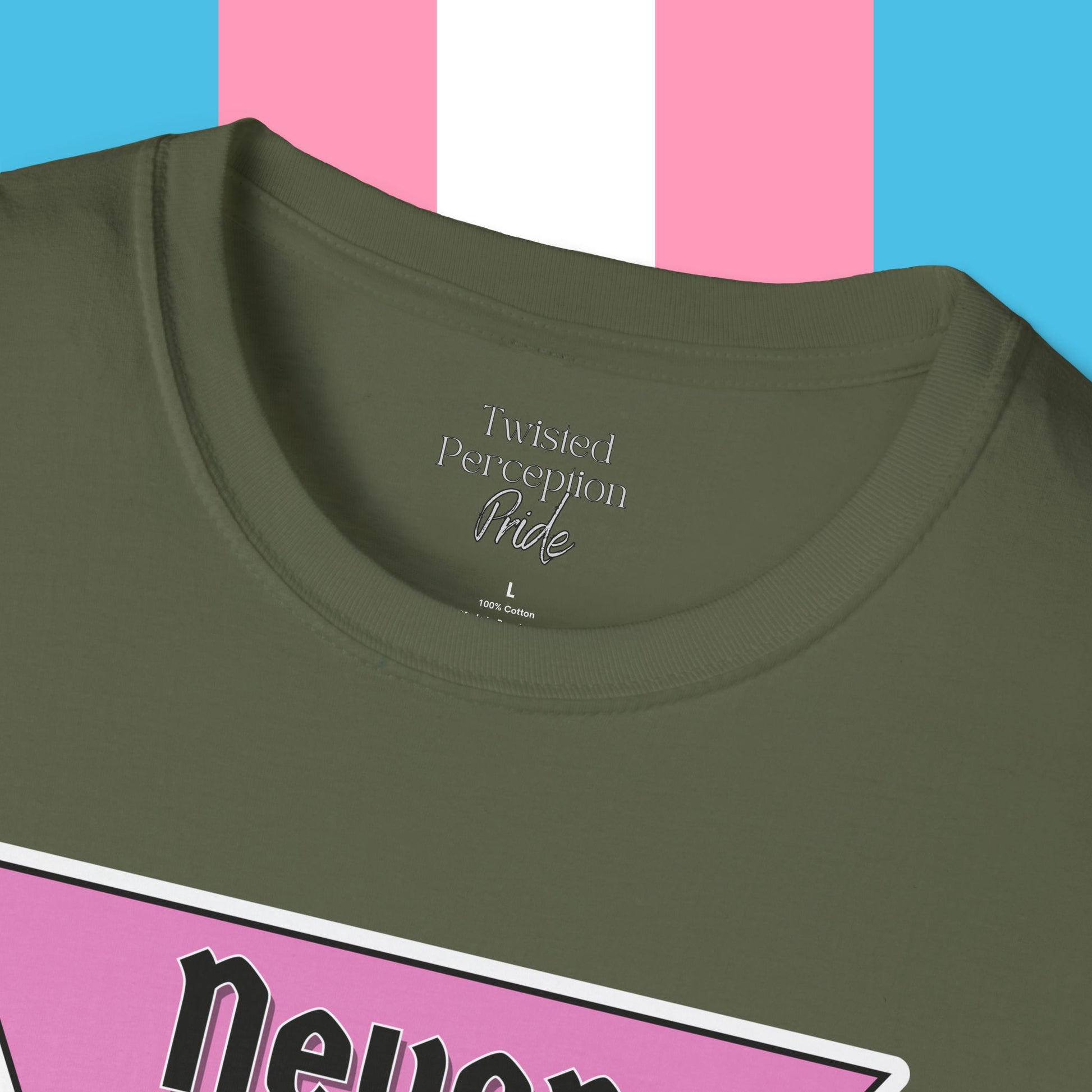 Never Again Gender Neutral Softstyle T-Shirt