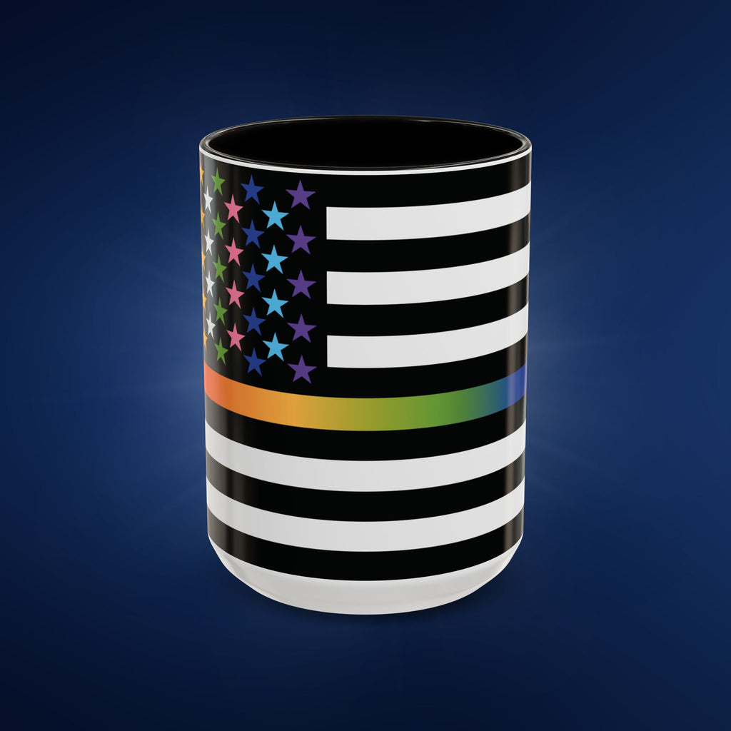 Thin Queer Line Colorful Mug, 11&15oz