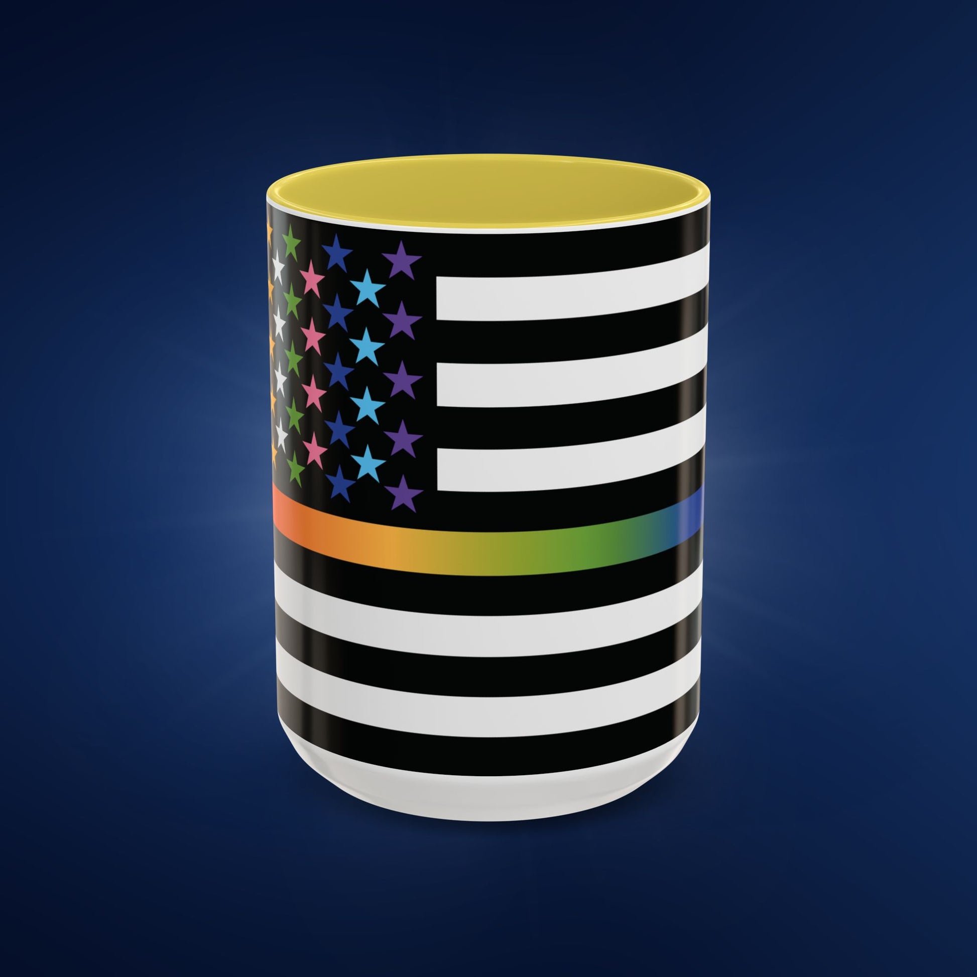 Thin Queer Line Colorful Mug, 11&15oz