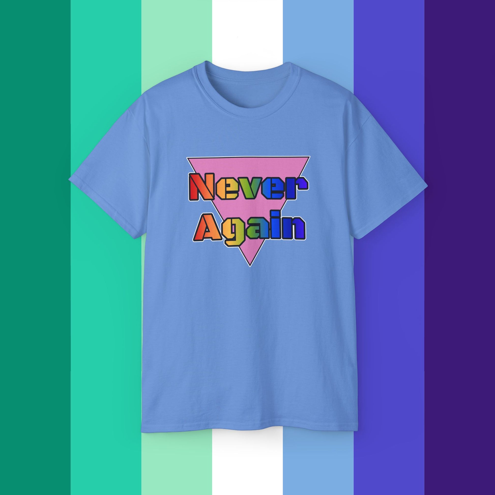 Never Again Bold Letters Ultra Cotton T-Shirt