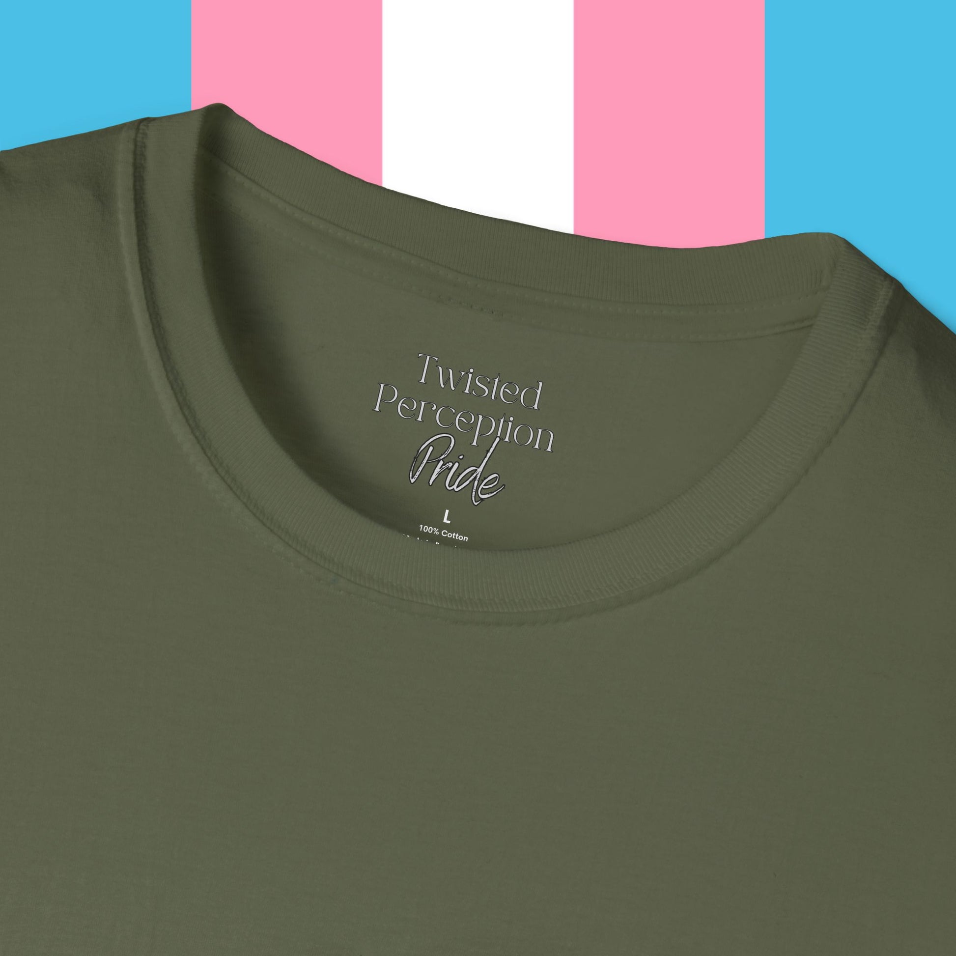We're Not Going Anywhere Gender Neutral Softstyle Tshirt
