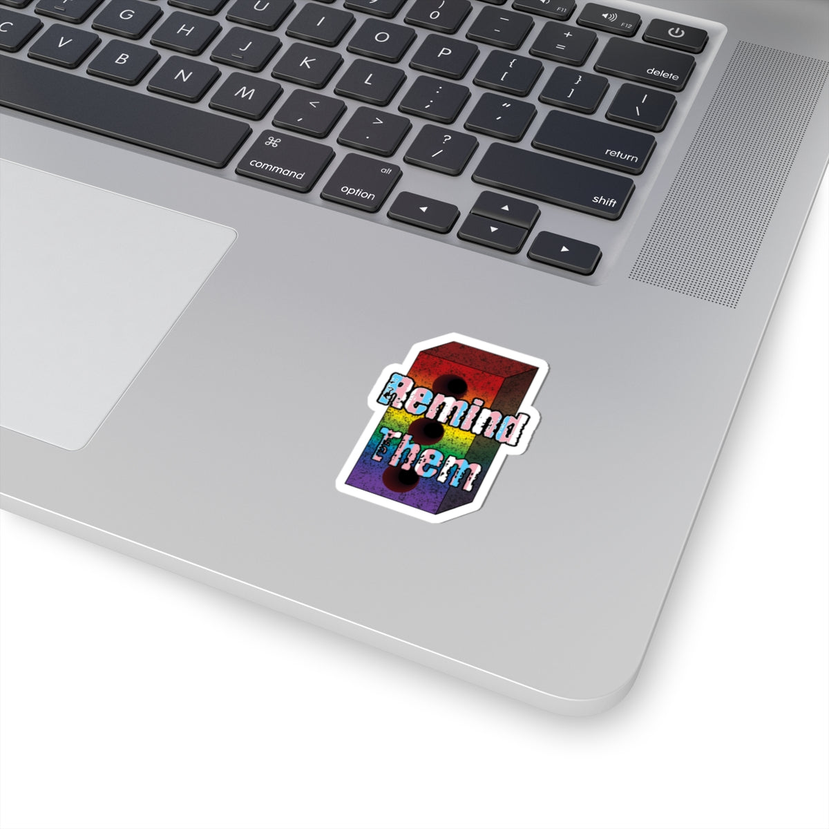 Remind Them Brick Kiss-Cut Stickers