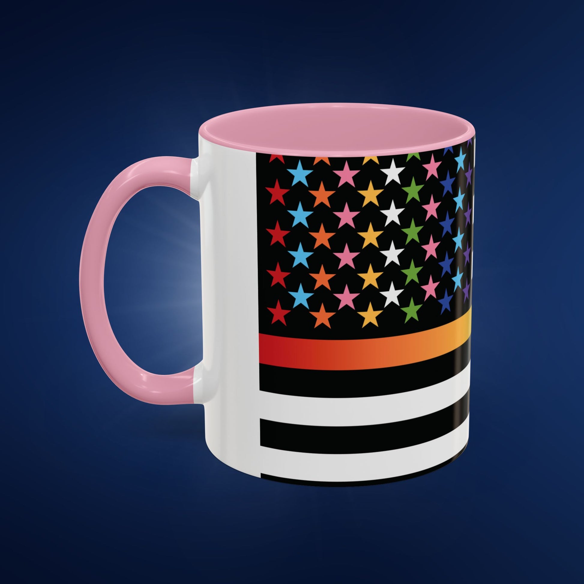 Thin Queer Line Colorful Mug, 11&15oz