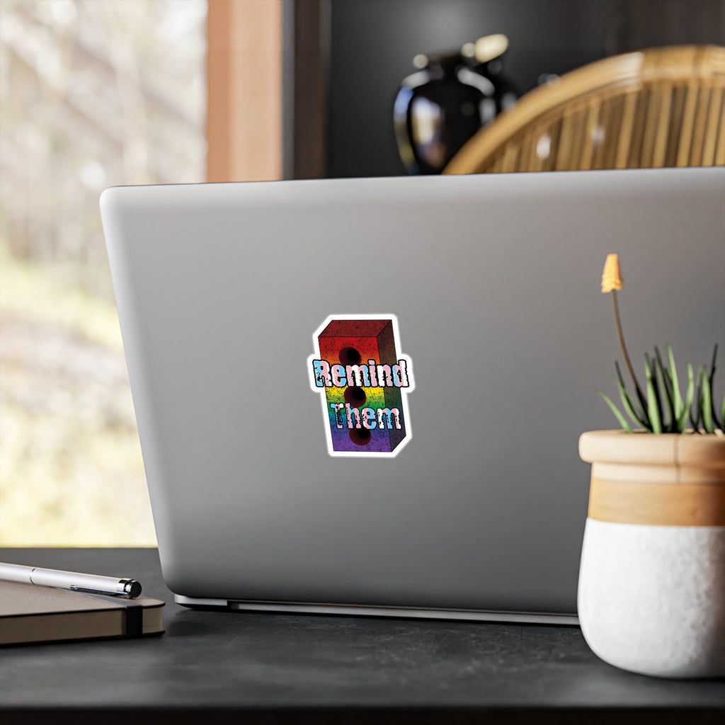 Remind Them Brick Kiss-Cut Vinyl Decals