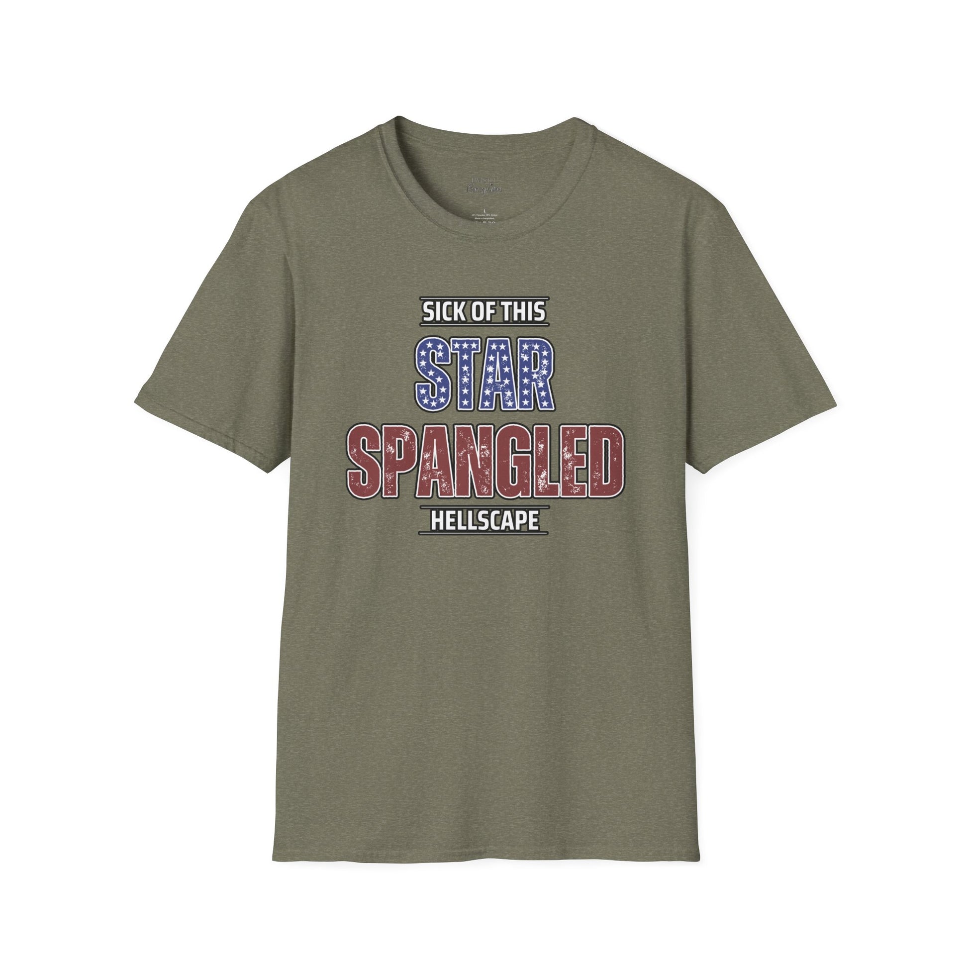 Star Spangled Hellscape Softstyle T-Shirt
