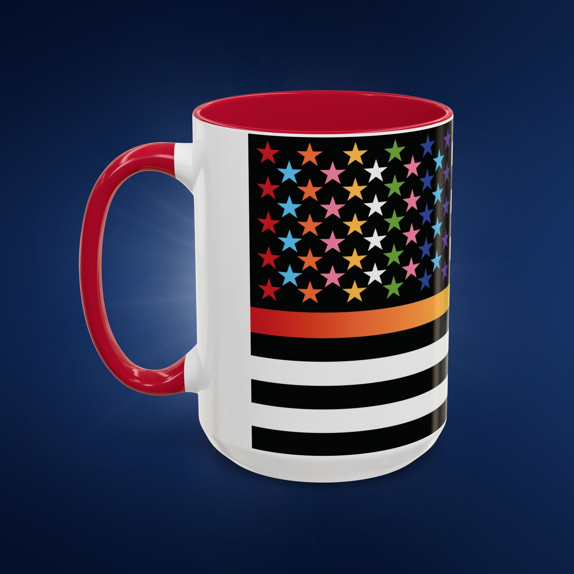 Thin Queer Line Colorful Mug, 11&15oz