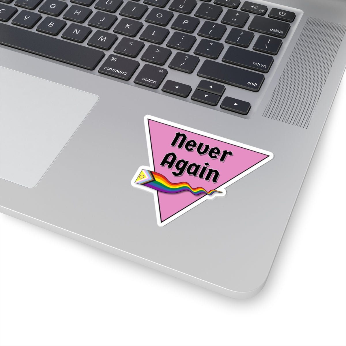 Never Again Progress Pride Kiss-Cut Stickers