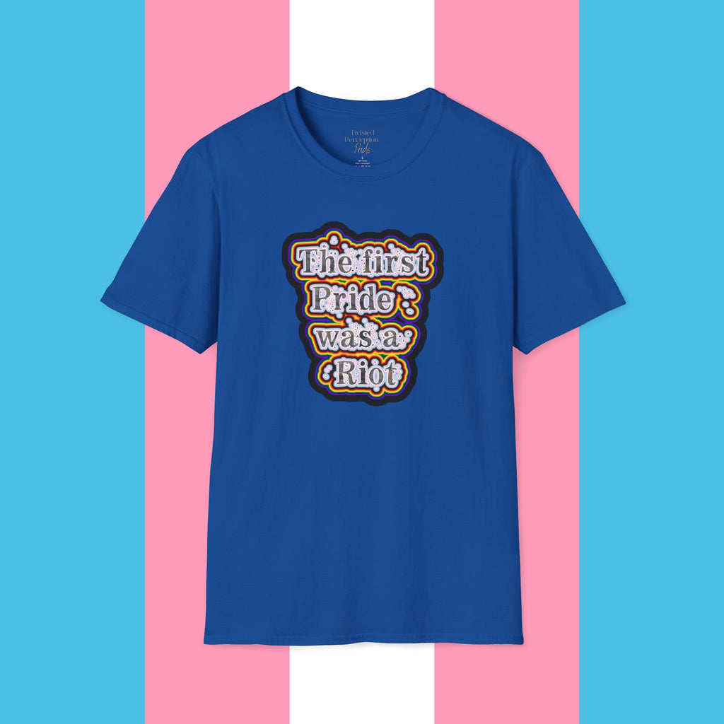 First Pride Riot Unisex Softstyle T-shirt