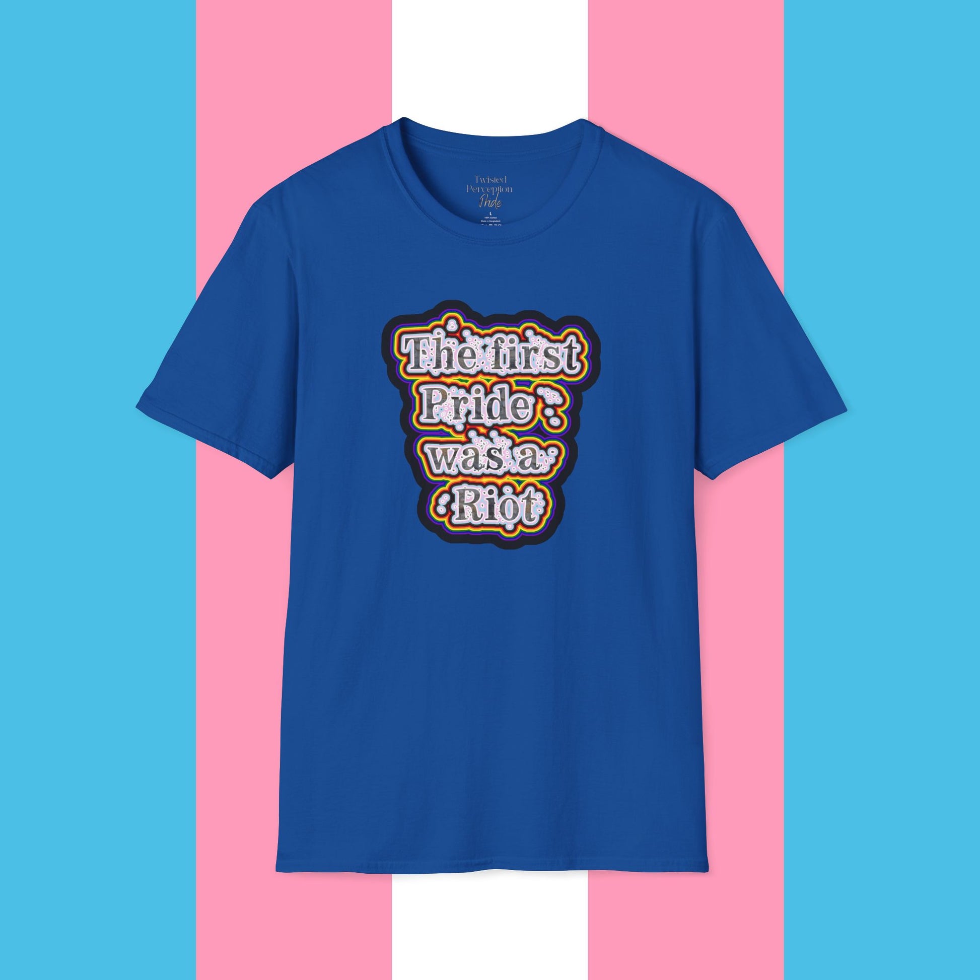 First Pride Riot Unisex Softstyle T-shirt