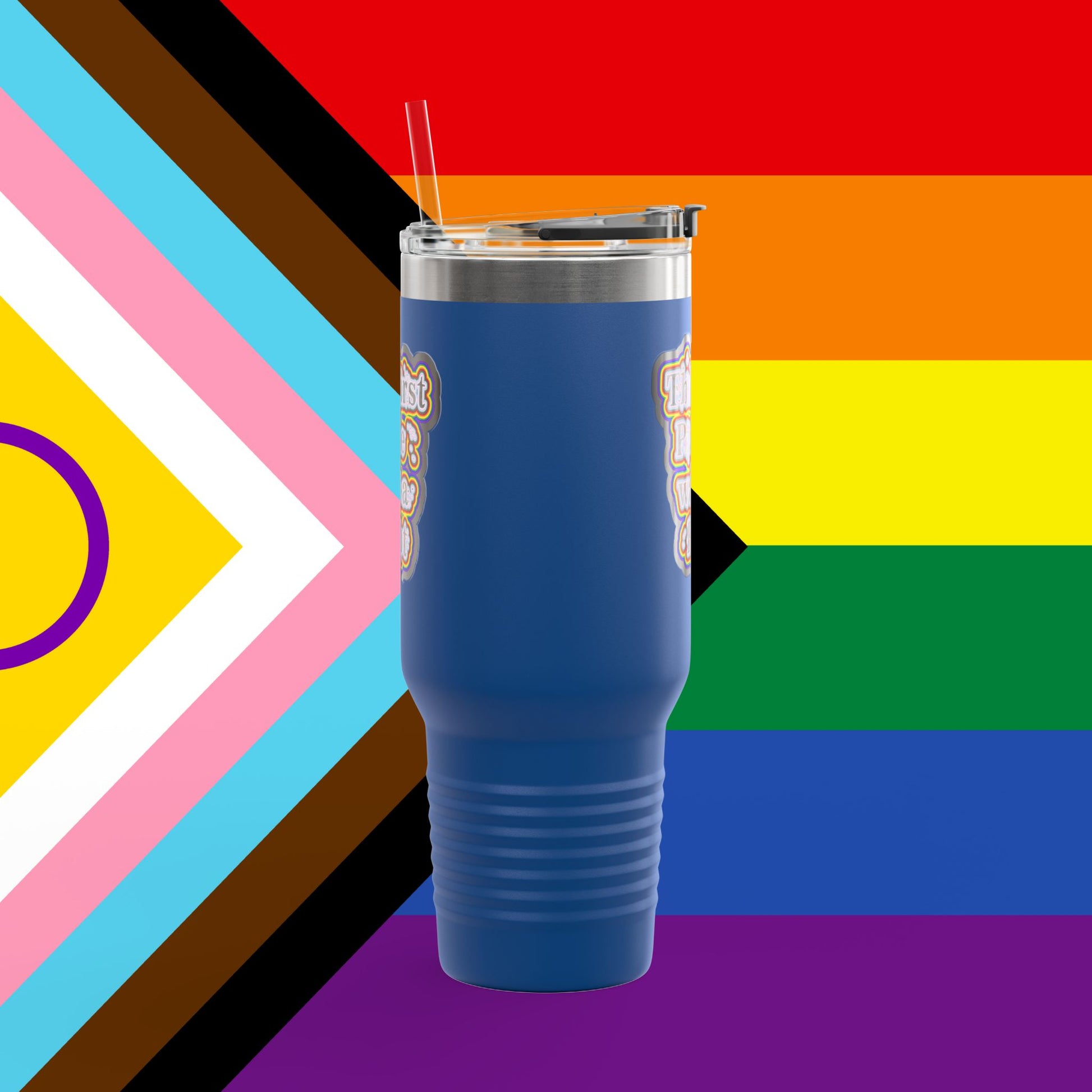 First Pride 40oz Insulated Travel Mug