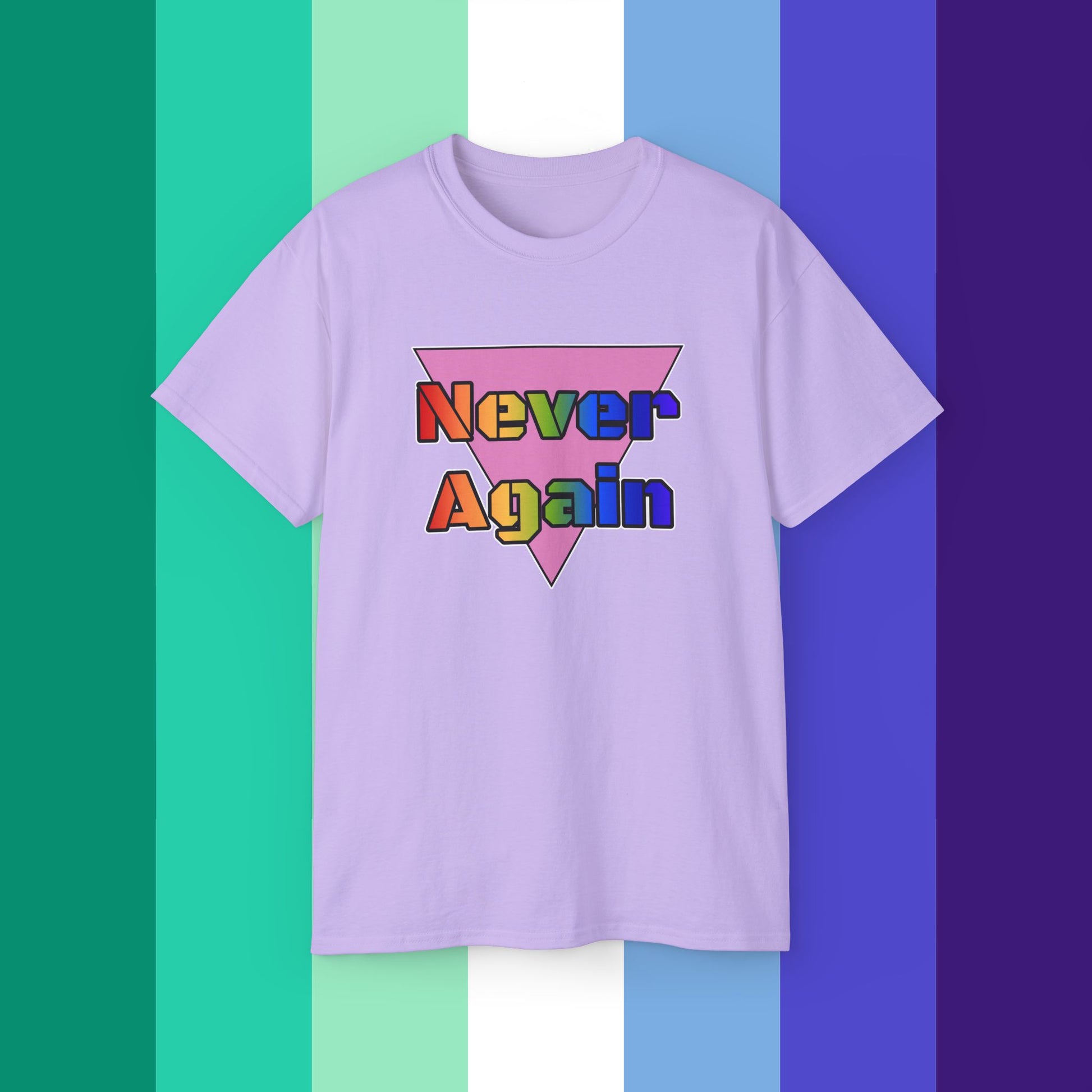 Never Again Bold Letters Ultra Cotton T-Shirt