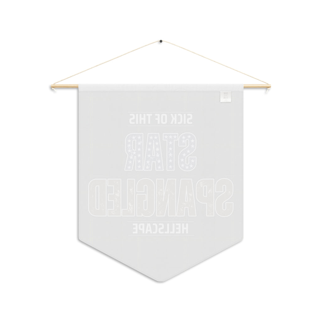 Star Spangled Hellscape Tartan Pennant Wall Art