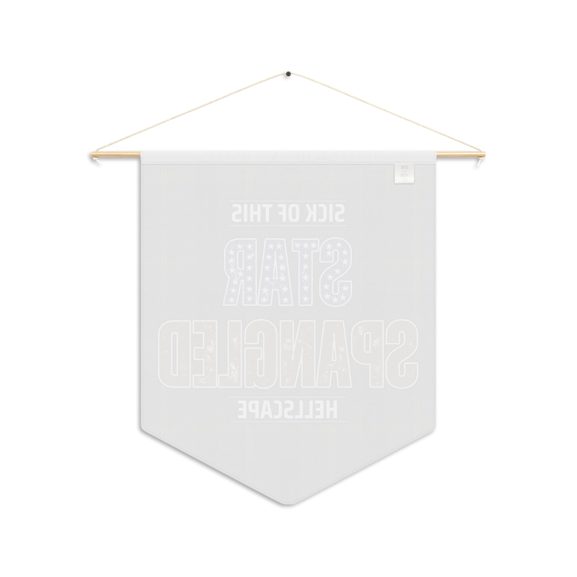 Star Spangled Hellscape Tartan Pennant Wall Art