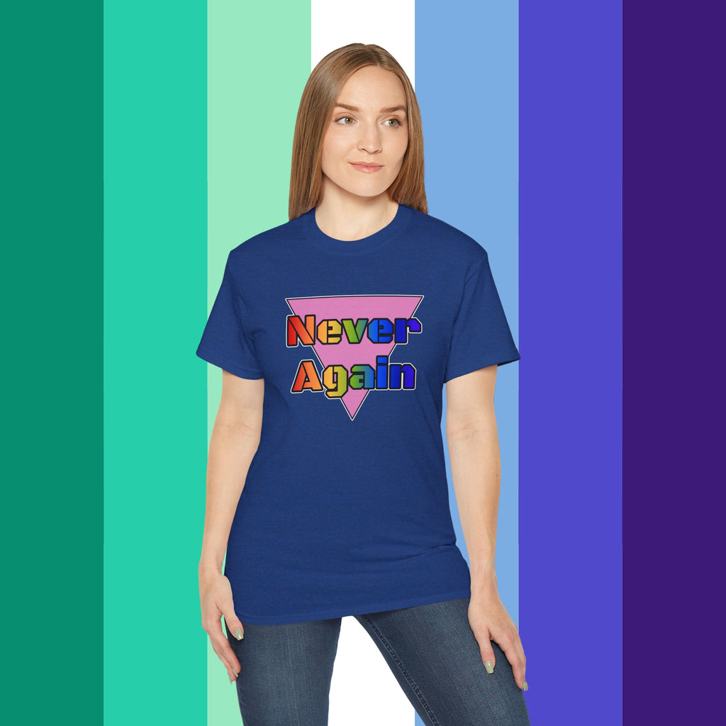 Never Again Bold Letters Ultra Cotton T-Shirt