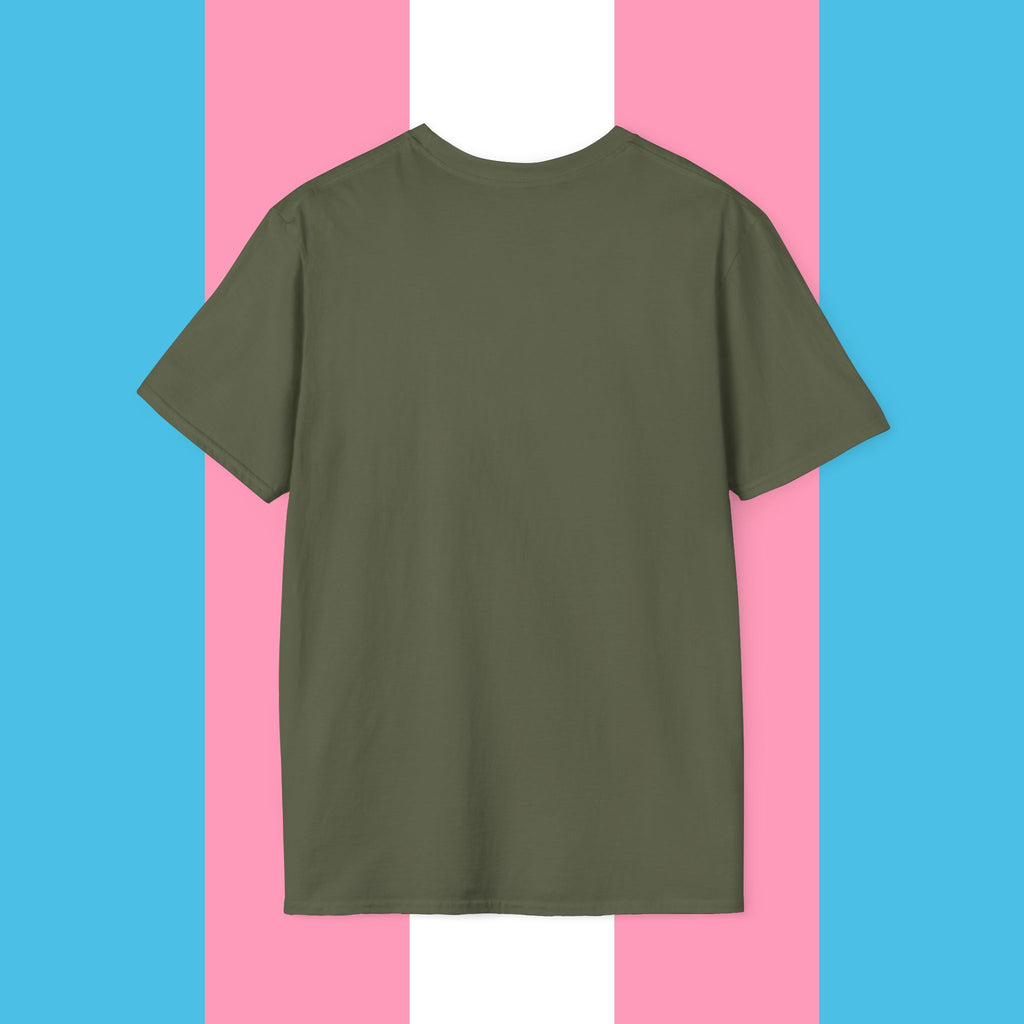 Never Again Bold Letters Gender Neutral Softstyle T-Shirt