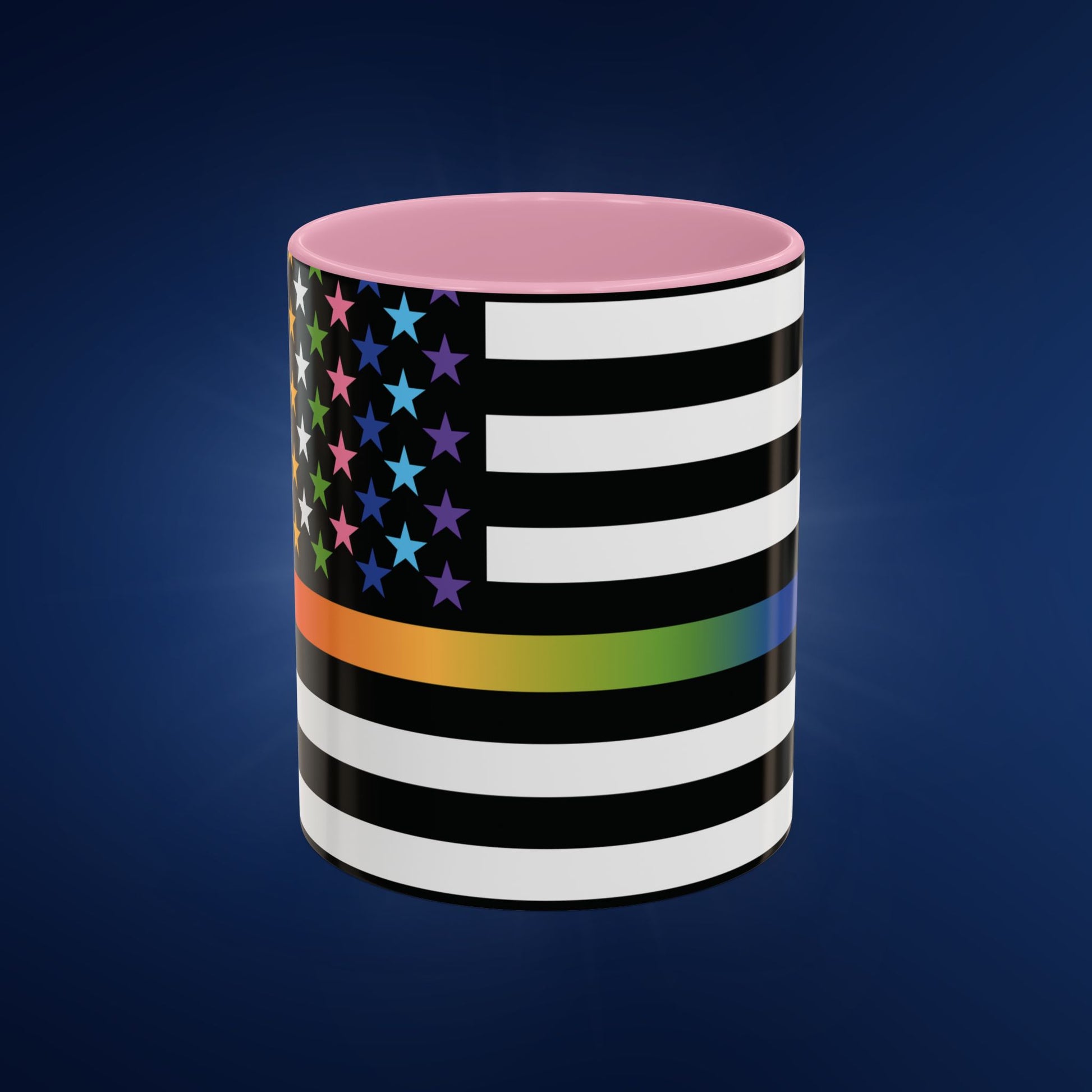 Thin Queer Line Colorful Mug, 11&15oz