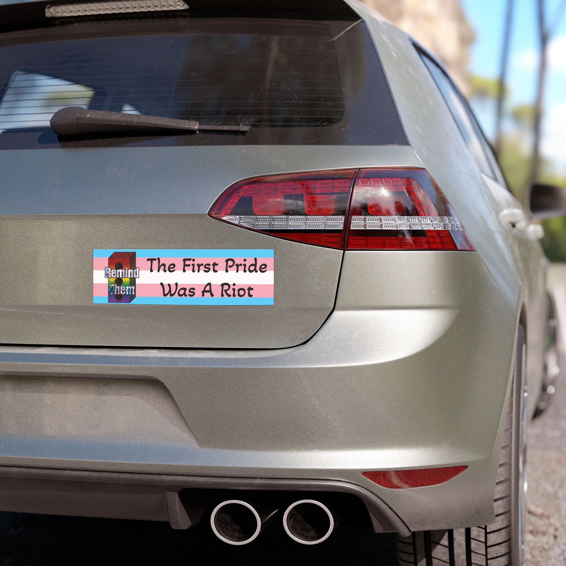 Remind Them Stonewall Brick Car Magnet