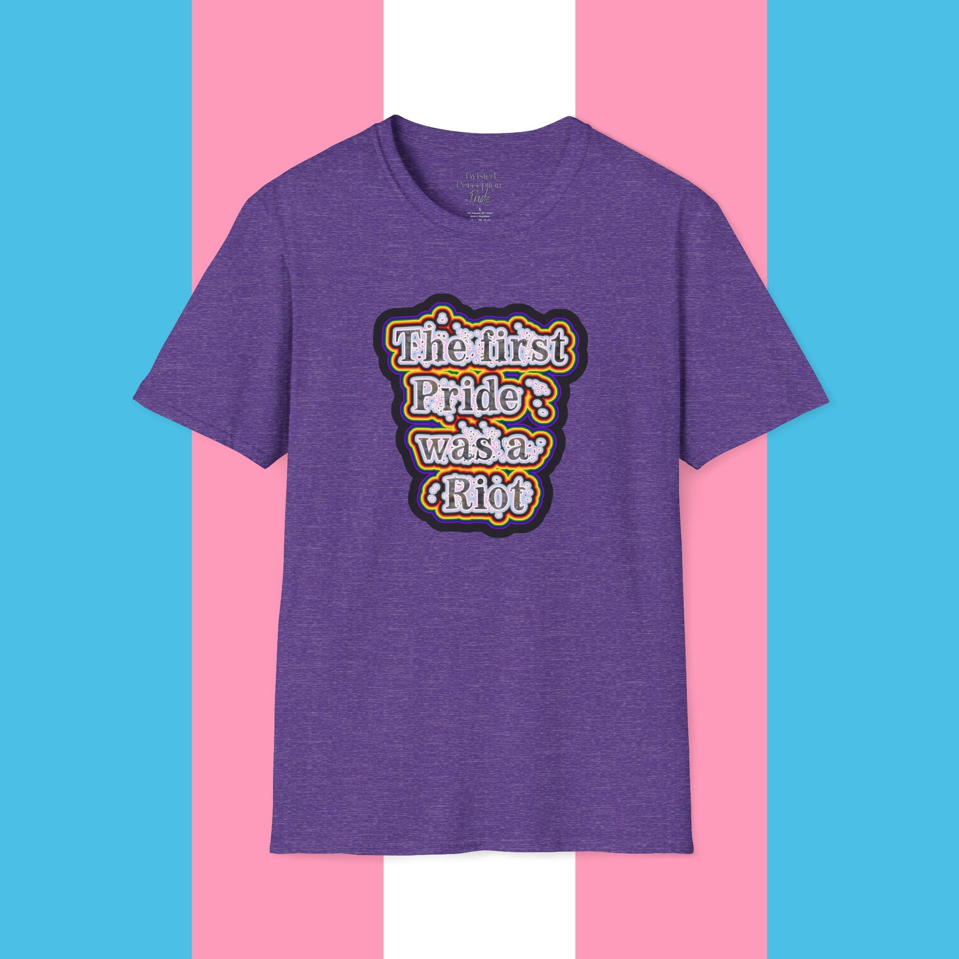 First Pride Riot Unisex Softstyle T-shirt