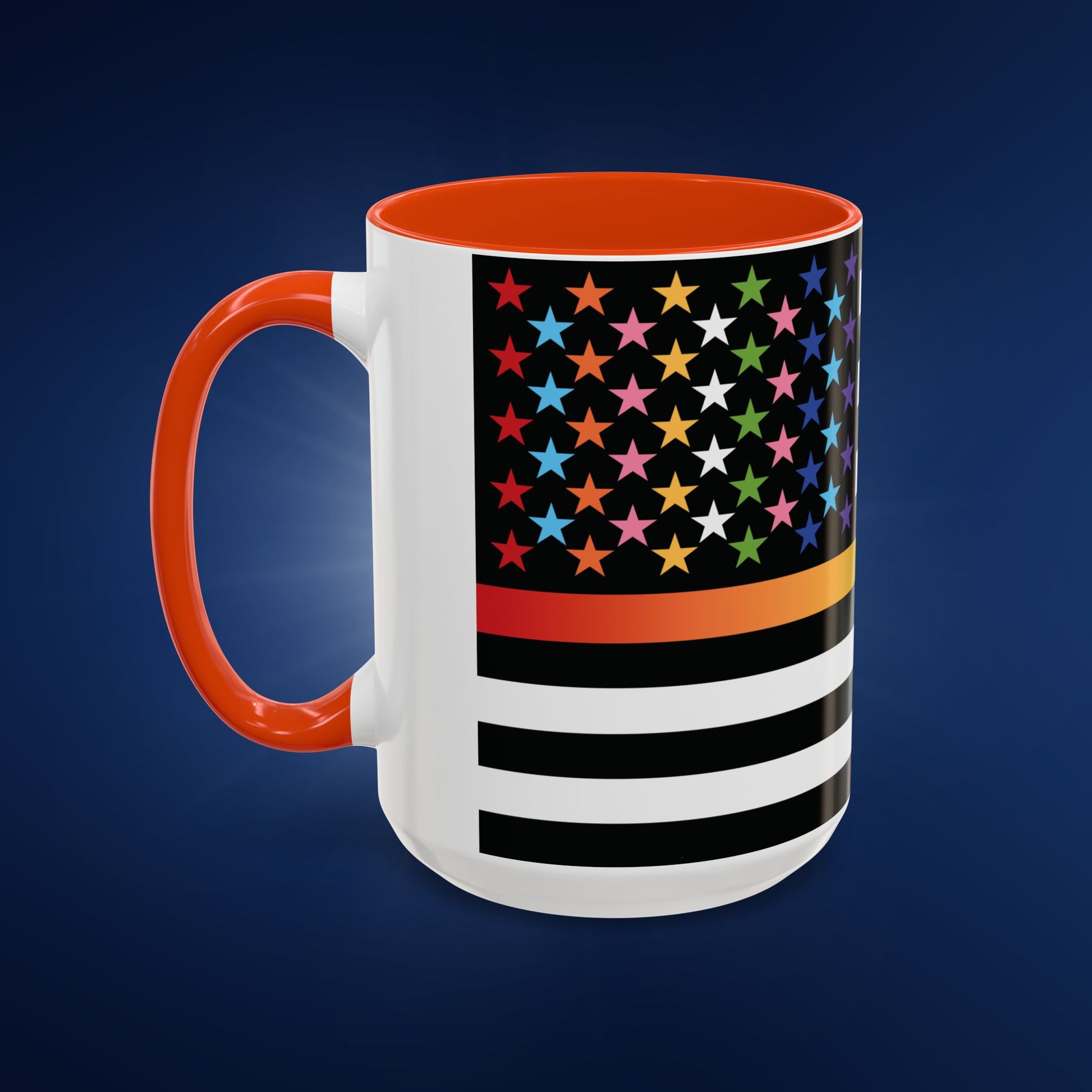 Thin Queer Line Colorful Mug, 11&15oz