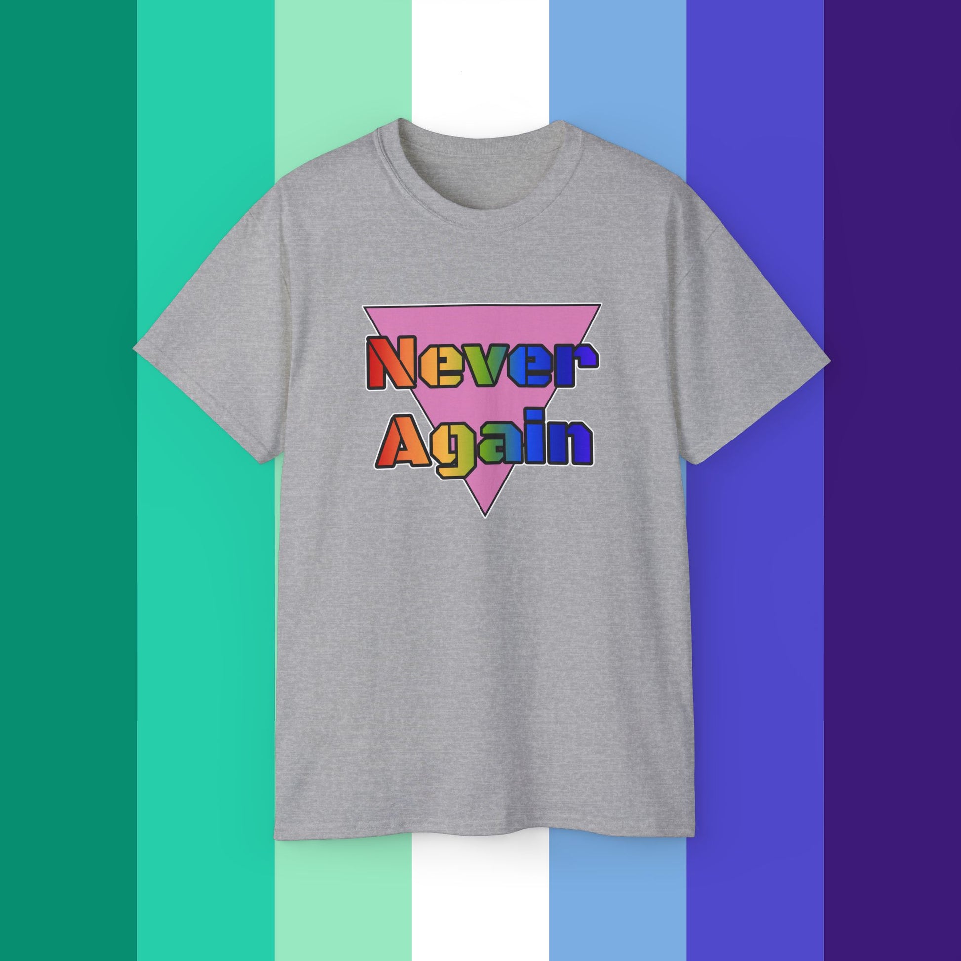 Never Again Bold Letters Ultra Cotton T-Shirt