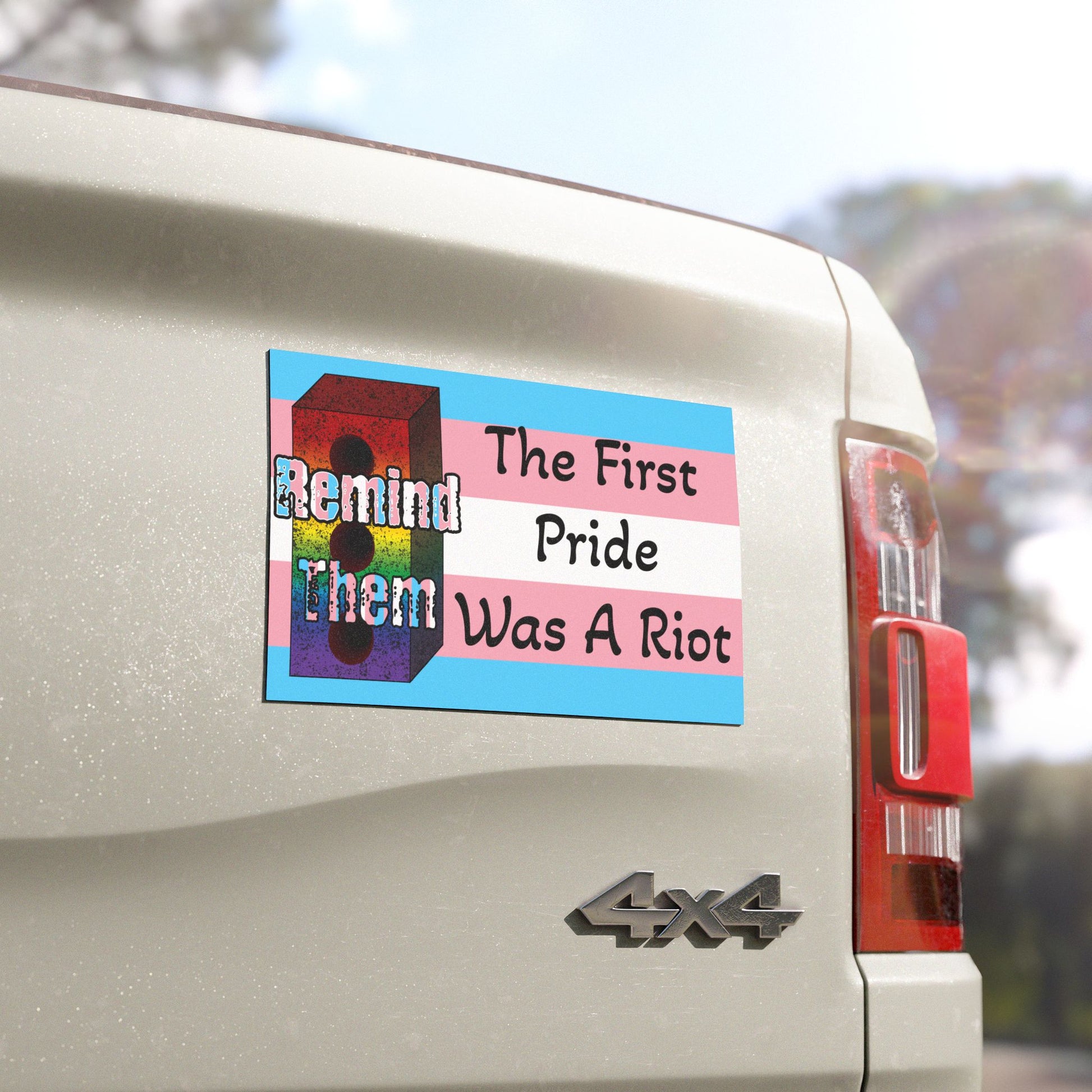 Remind Them Stonewall Brick Car Magnet
