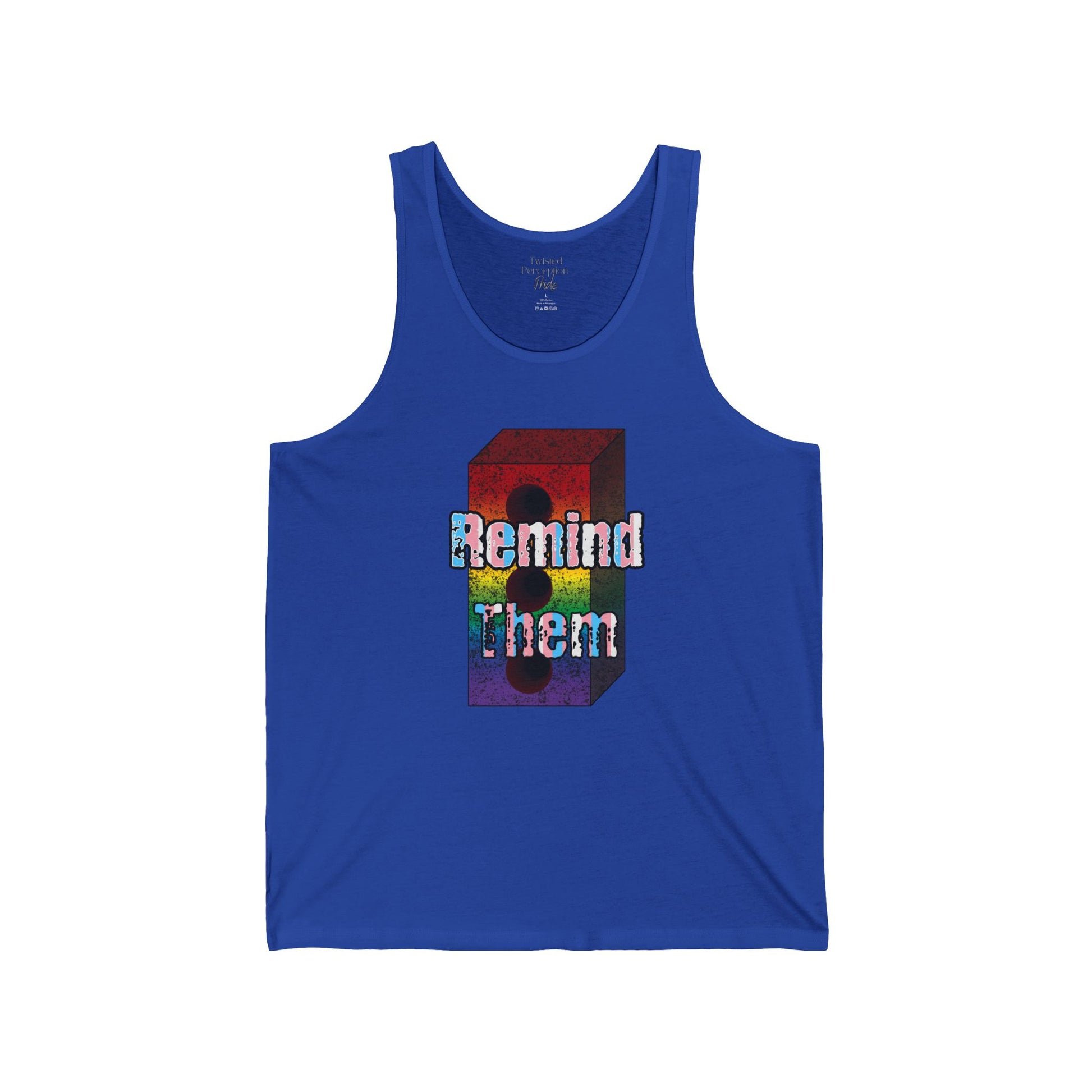 Remind Them Stonewall Brick Jersey Tank