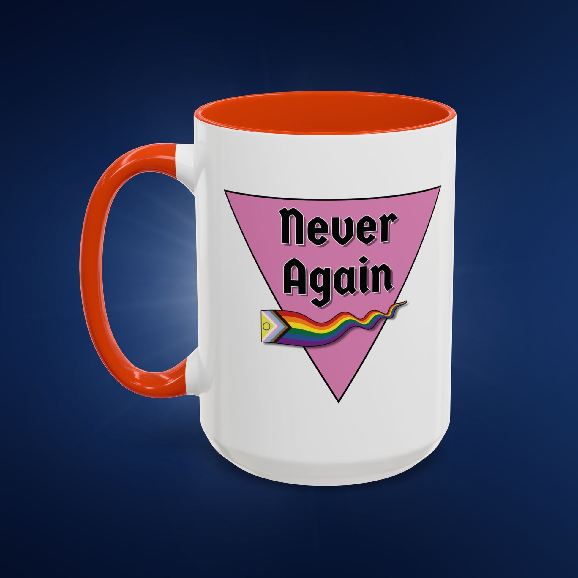 Colorful Pride Mug - "Never Again" - 11oz & 15oz Options