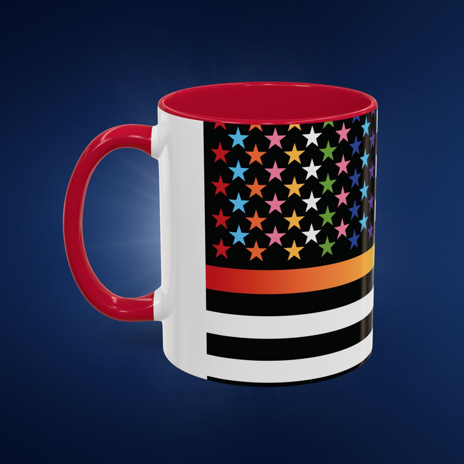 Thin Queer Line Colorful Mug, 11&15oz