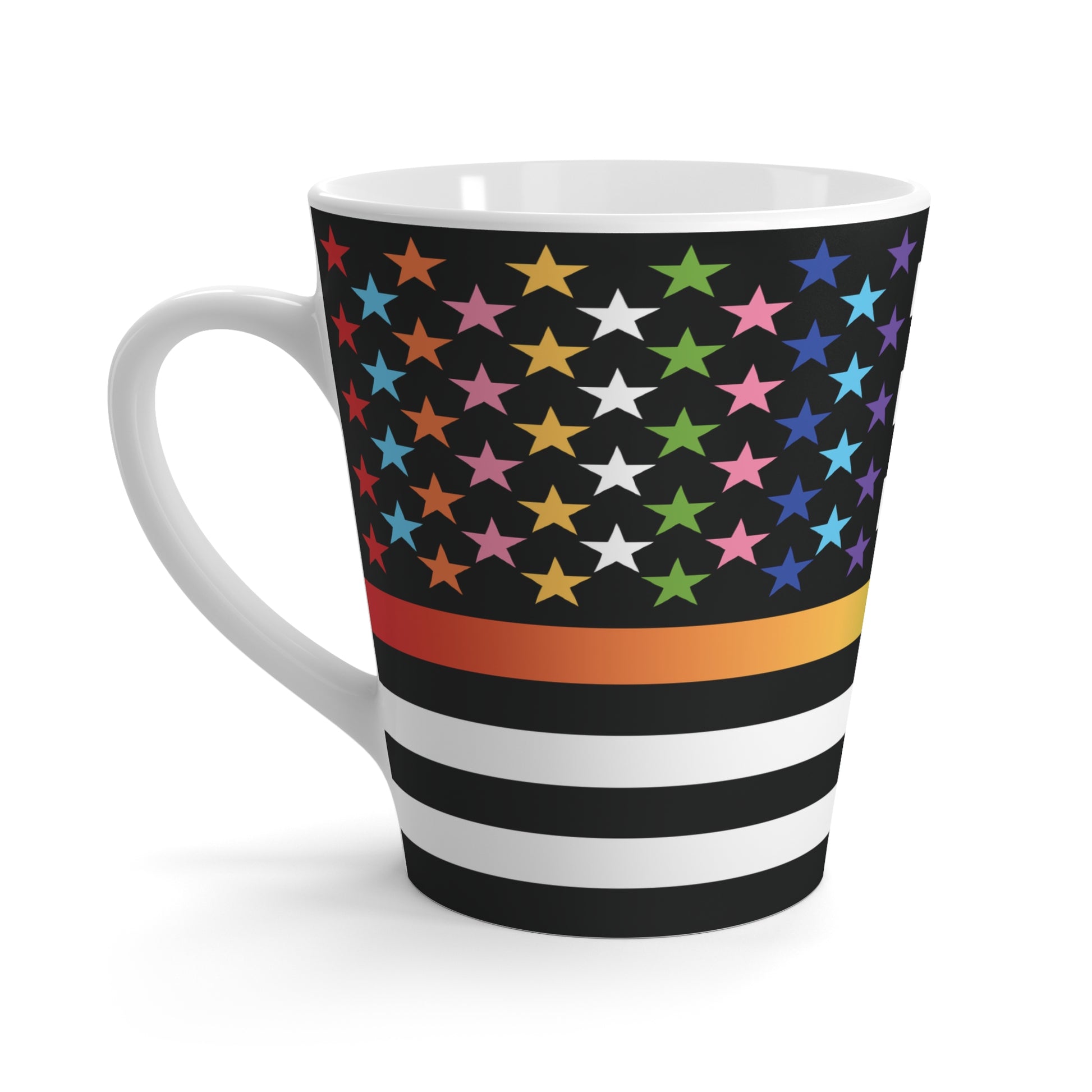 Thin Queer Line Flag Pride Latte Mug