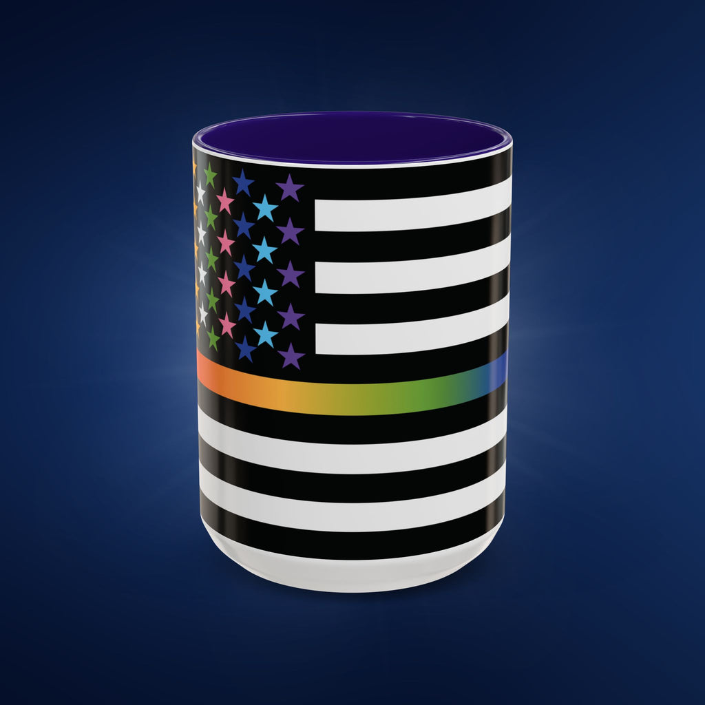 Thin Queer Line Colorful Mug, 11&15oz