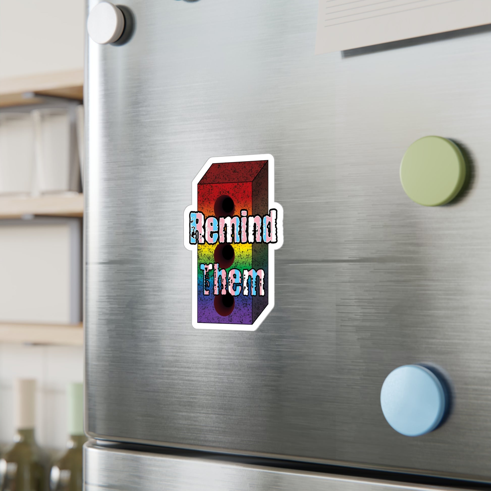 Remind Them Brick Kiss-Cut Vinyl Decals