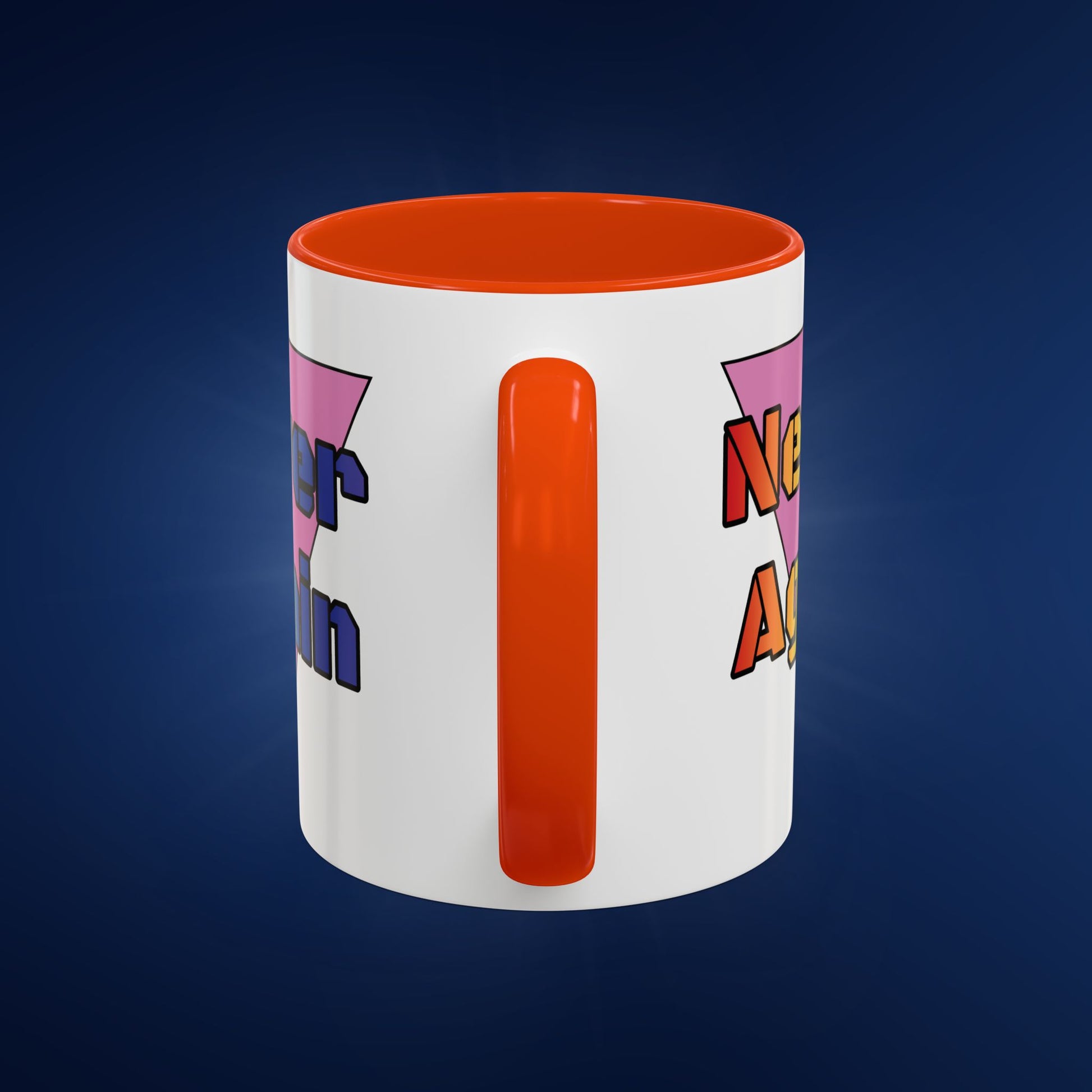 Colorful Bold Letters 'Never Again' Coffee Mug - 11oz & 15oz