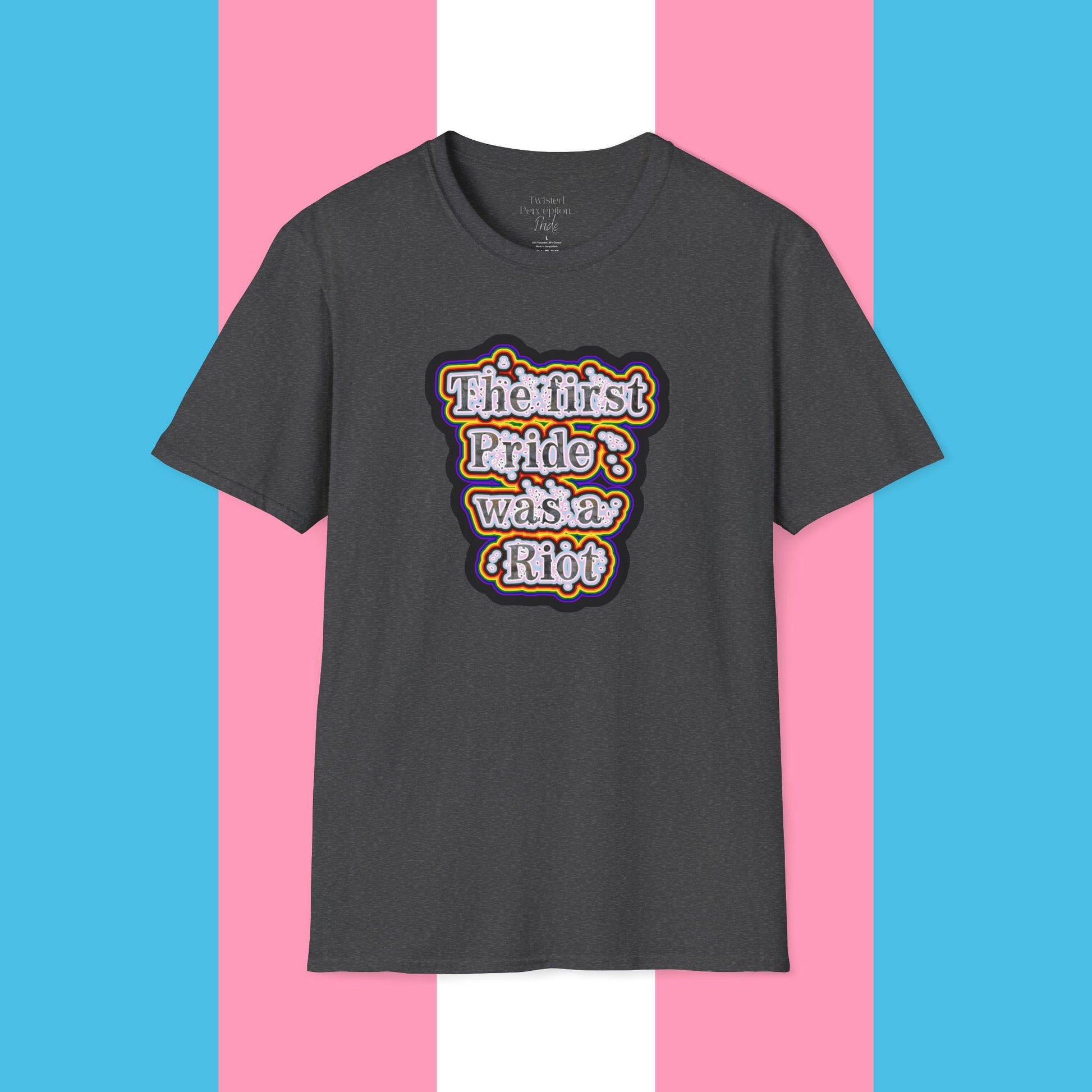 First Pride Riot Unisex Softstyle T-shirt