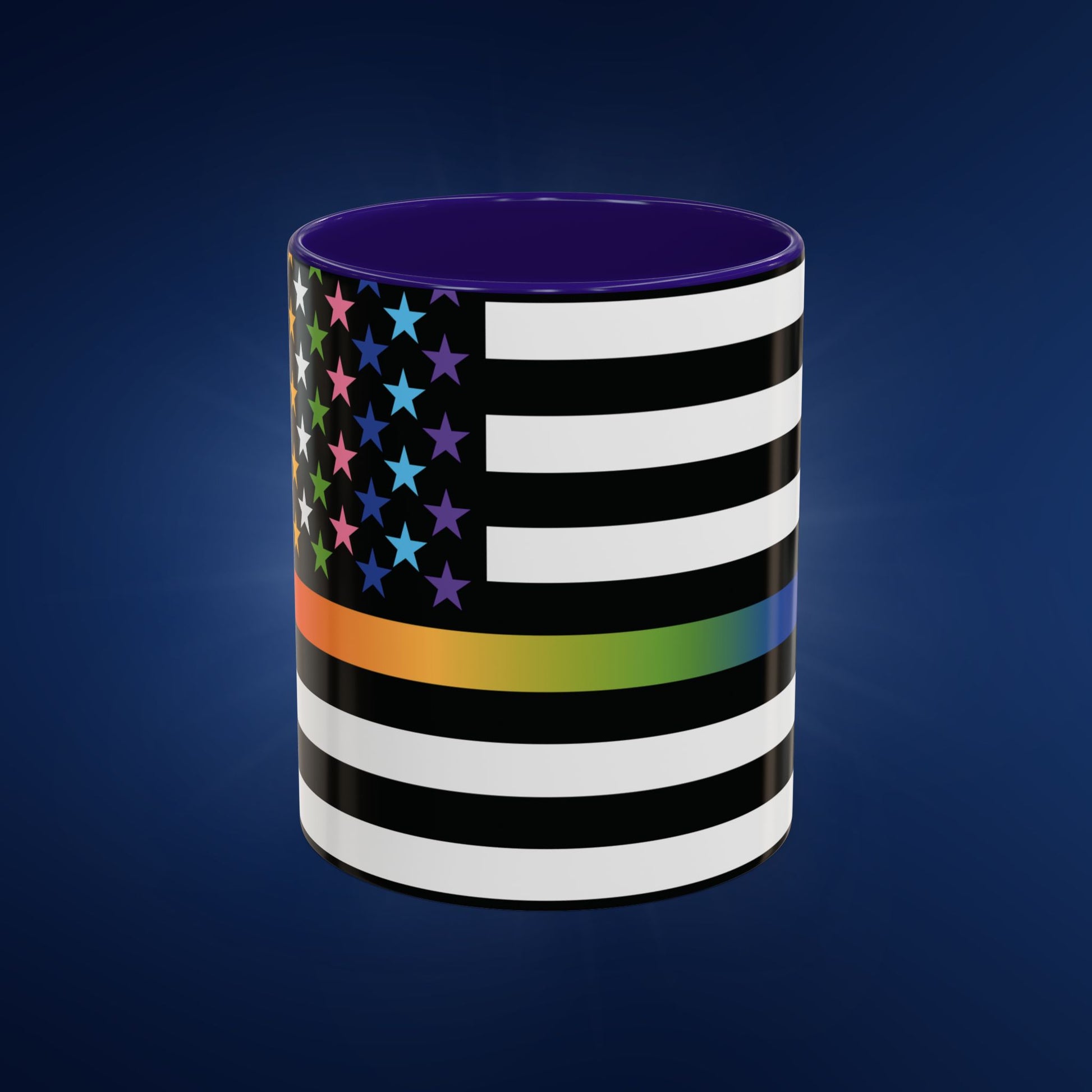 Thin Queer Line Colorful Mug, 11&15oz