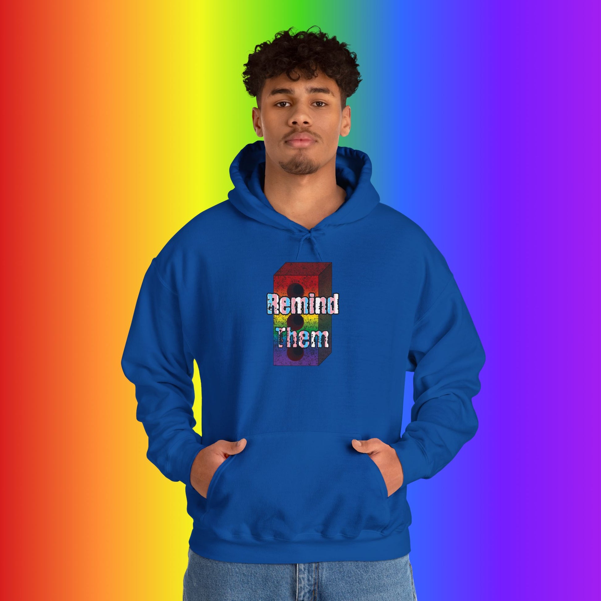 Remind Them Stonewall Brick Heavy Blend Hoodie
